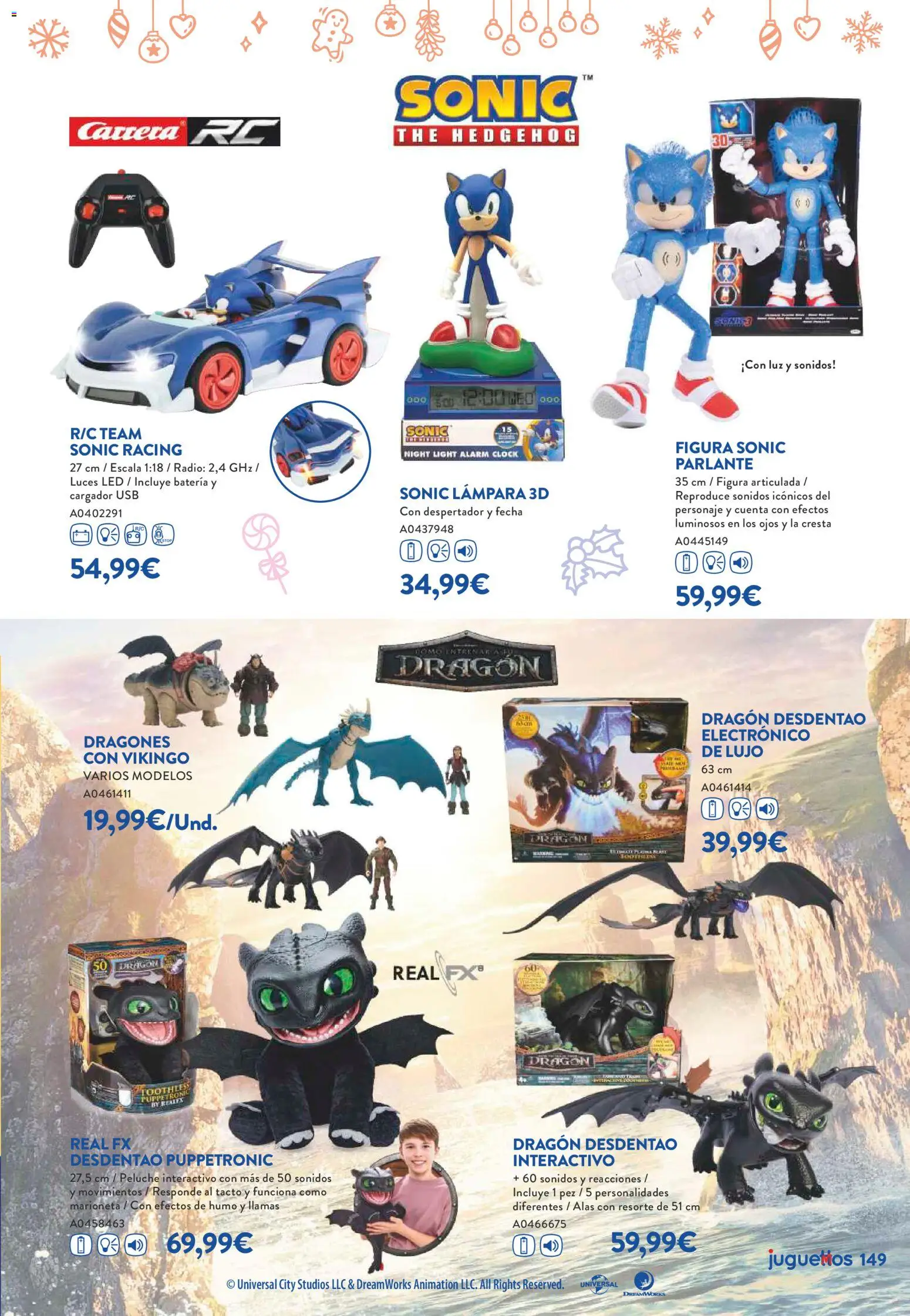 Juguettos catálogo Navidad │ válido desde el 27.10.2025 | Página: 149 | Productos: Despertador, USB, Batería, Lámpara