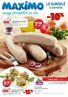 Maximo - Prévisualisation de Maximo catalogue valide à partir de 27.03.2026