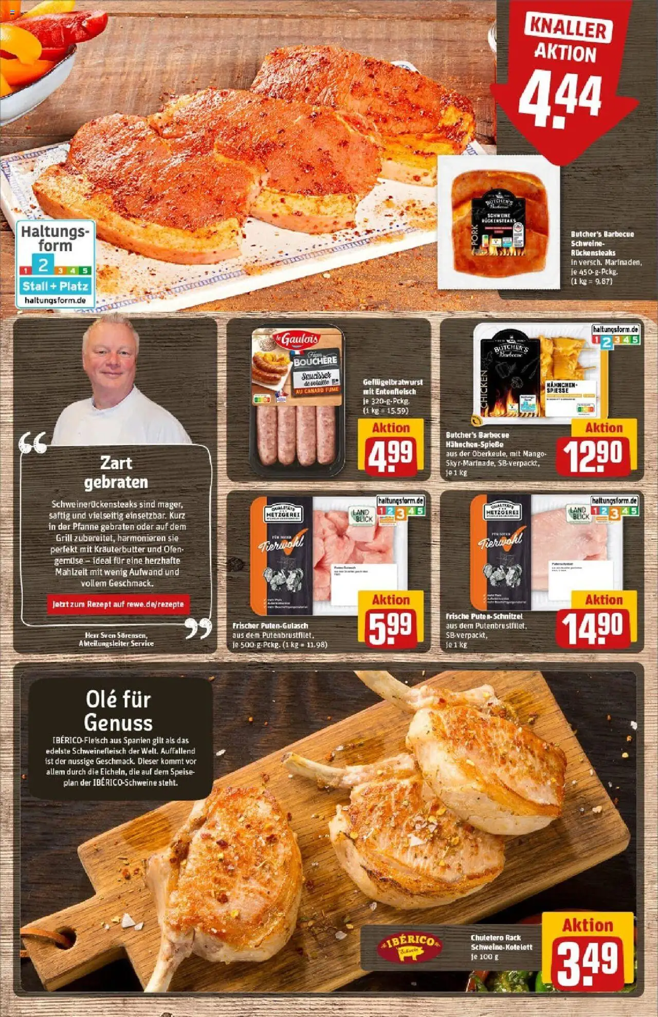 Rewe prospekt Butzbach	 - gültig ab dem 29.06.2025 | Seite: 10 | Produkte: Kräuterbutter, Spieße, Schnitzel, Schweinefleisch