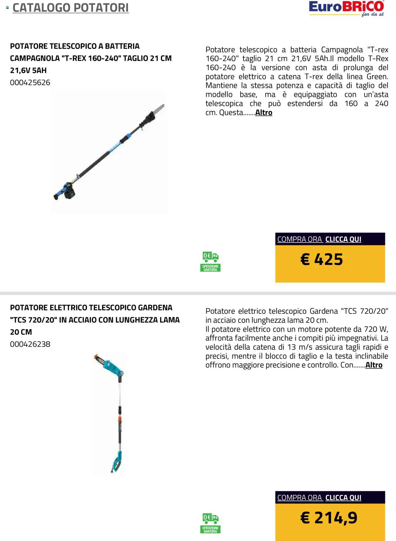 Volantino Eurobrico del 23.07.2025 | Pagina: 24 | Prodotti: Batteria