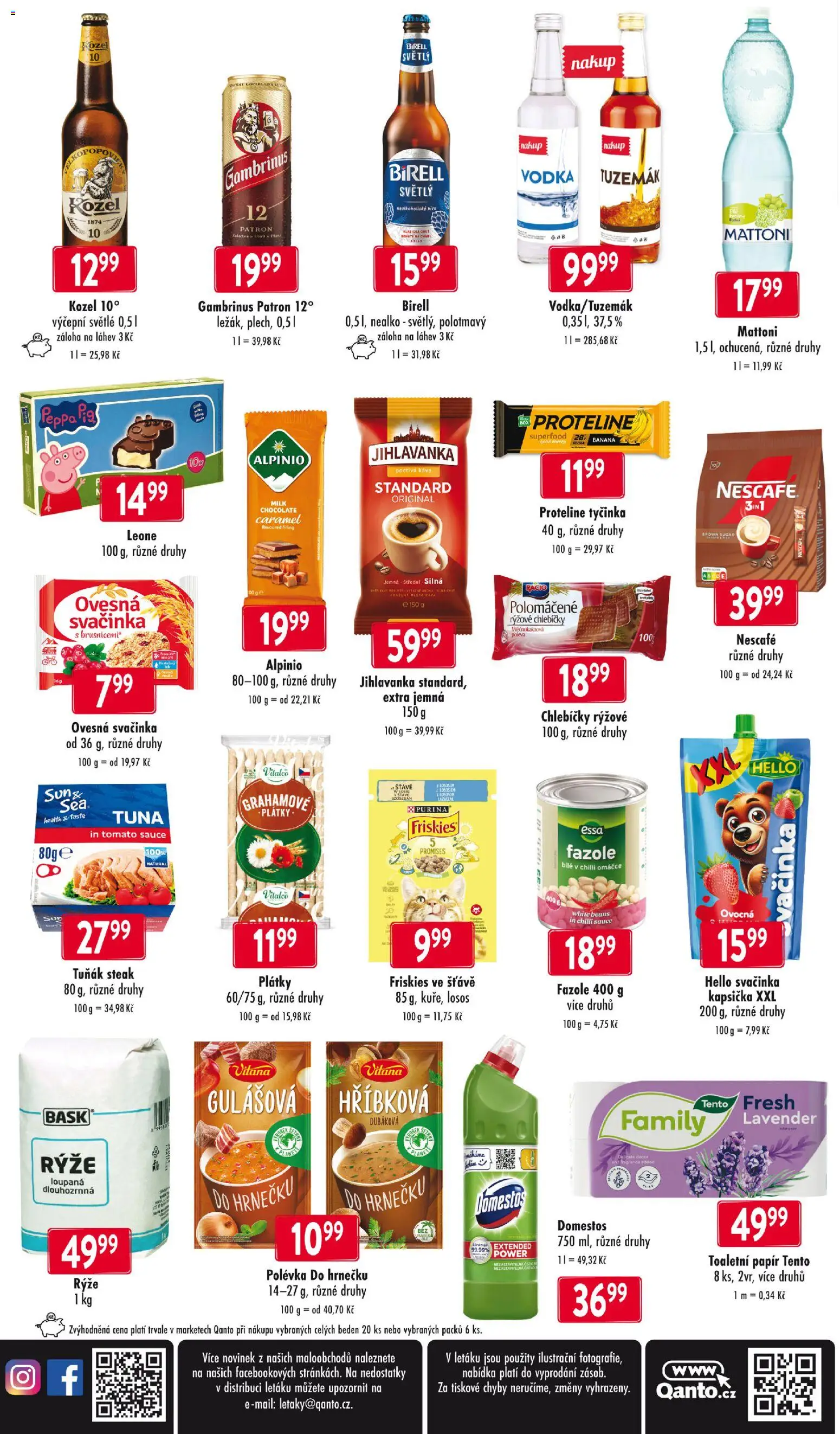 Astur & Qanto leták od 08.01.2026 | Strana: 4 | Produkty: Káva, Vodka, Jihlavanka, Láhev