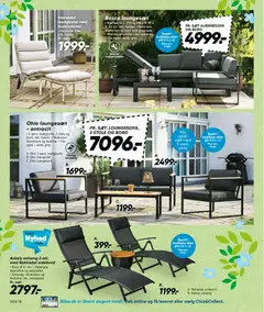 Bilka - Havemøbler 2026 gyldig fra 27.03.2026 | Side: 18 | Produkter: Fodskammel, Bord, Hjørnesofa, Loungesæt
