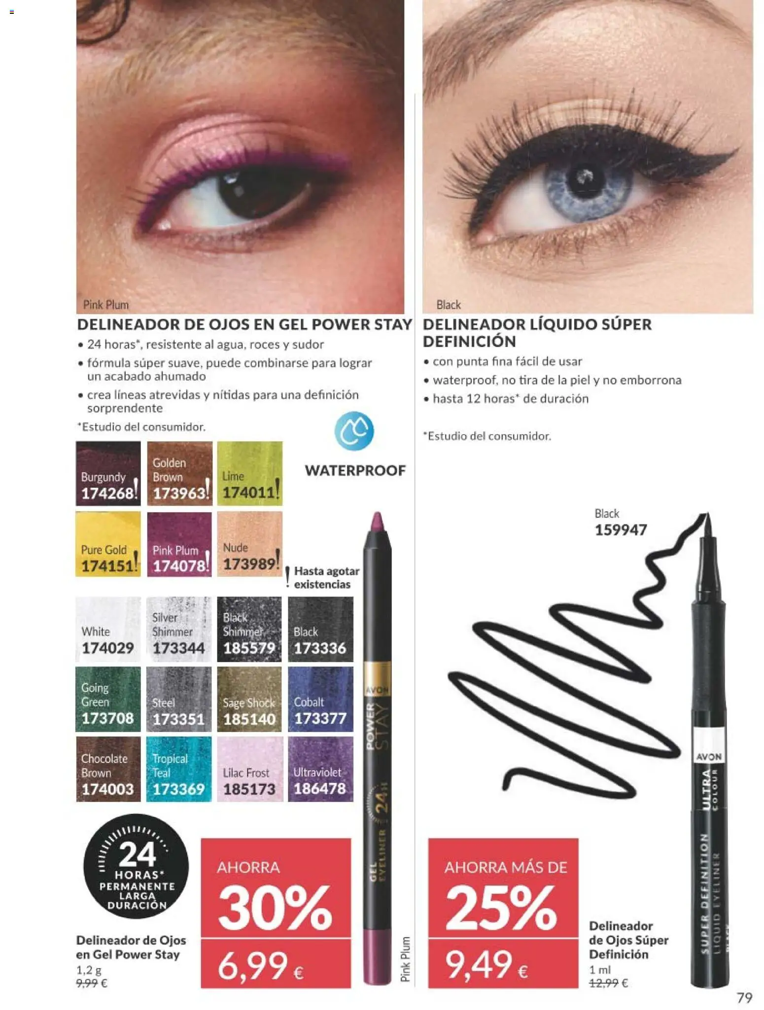 Catálogo AVON campaña 11 Black Friday │ válido desde el 01.11.2025 | Página: 79 | Productos: Delineador de ojos, Delineador, Chocolate