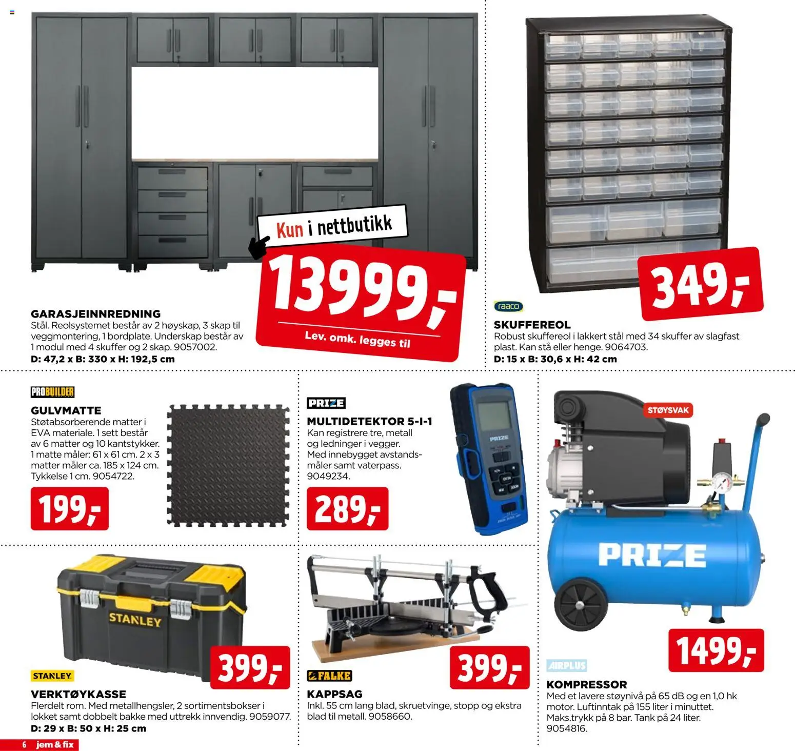 {H1} | Side: 6 | Produkter: Kappsag, Kompressor, Суміш дитяча