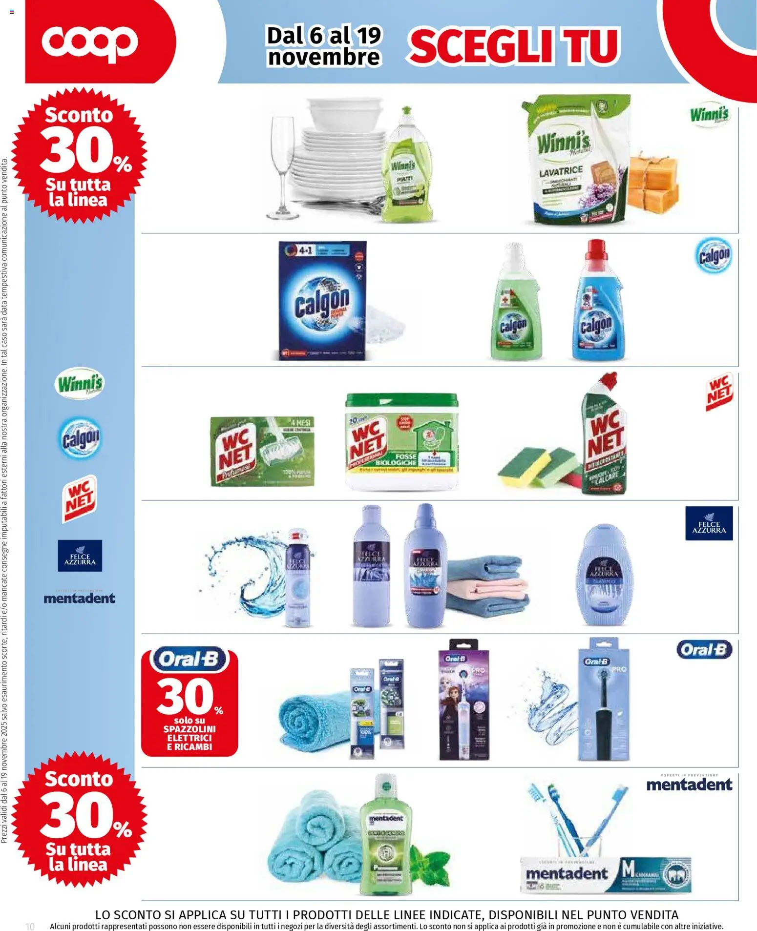 Volantino COOP del 06.11.2025 | Pagina: 10 | Prodotti: Lavatrice, Data