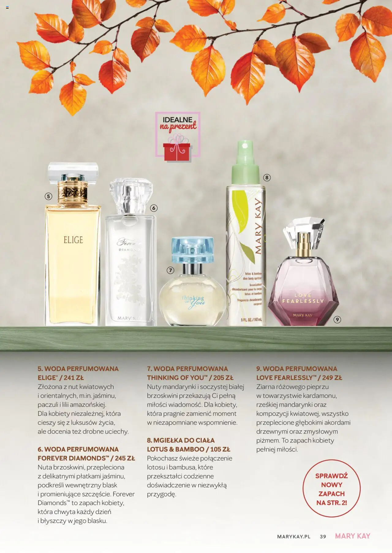 Mary Kay Katalog od 15.10.2025 | Strona: 39 | Produkty: Zapach, Mandarynki, Woda