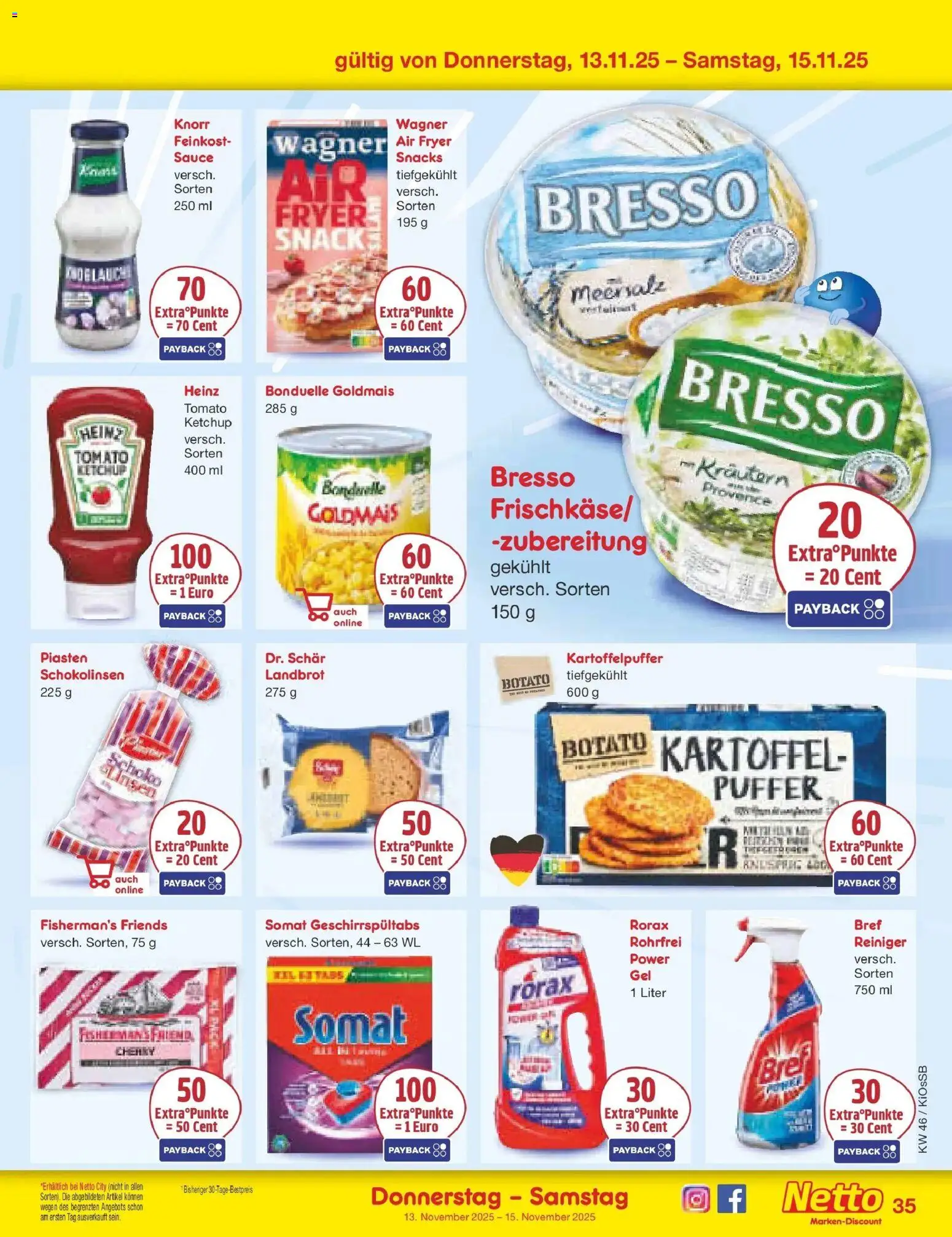 Netto Marken-Discount - Netto: Wochenangebote – gültig ab 10.11.2025 | Seite: 43 | Produkte: Knorr, Bresso, Ketchup