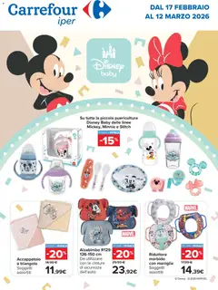 Anteprima del volantino Carrefour Iper Disney catalogo valido a partire dal 17.02.2026