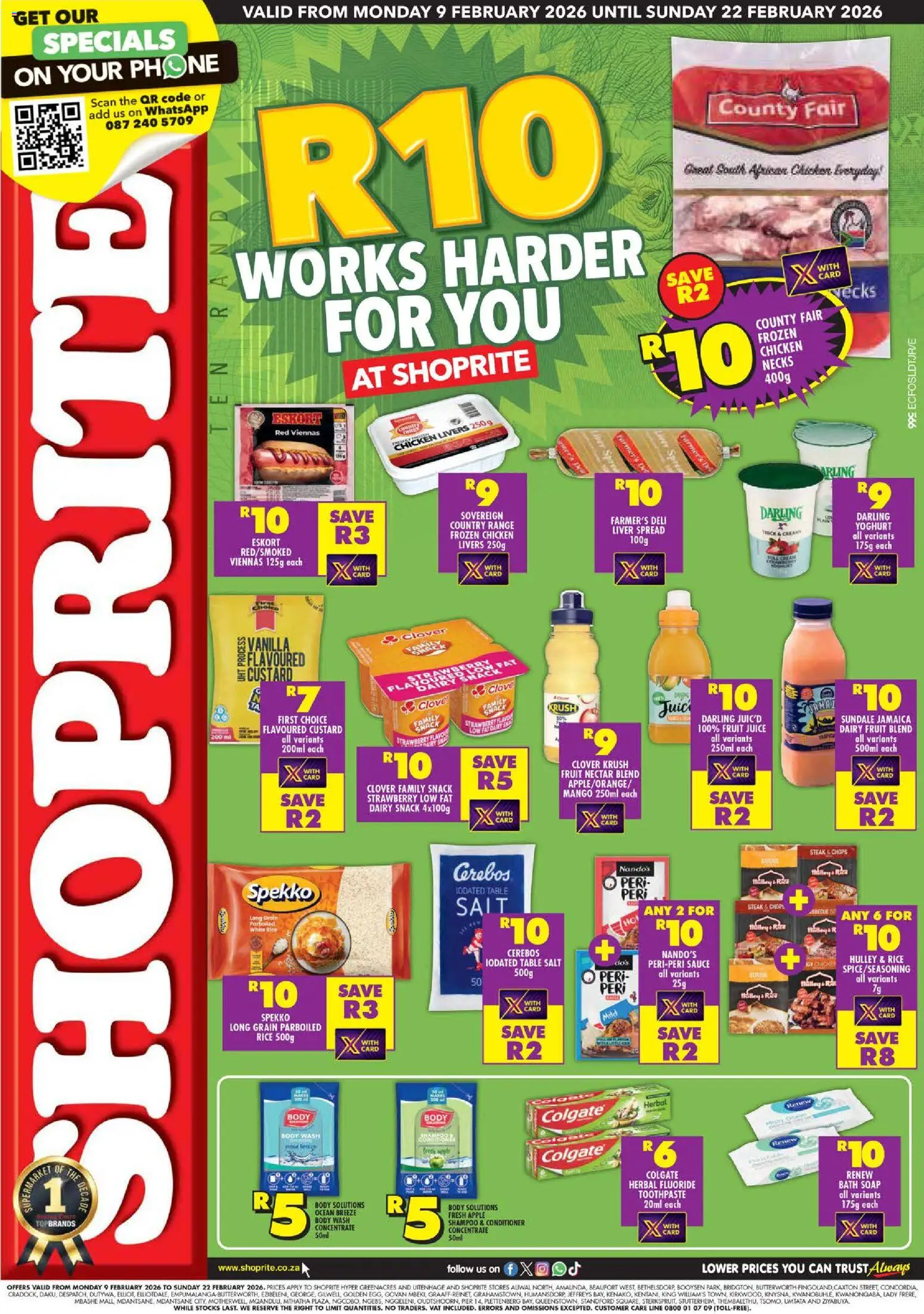 New Shoprite catalogue – valid from 09.02.2026 | Page: 1