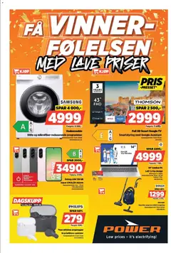 Forhåndsvisning av Power - POWER kundeavis Samme lave pris i butikk som på nett gyldig fra 02.01.2026