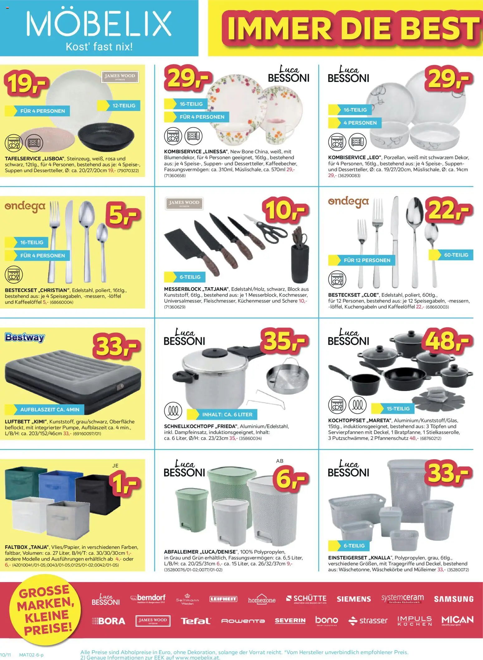 Möbelix Flugblatt gültig ab 02.02.2026 | Seite: 10 | Produkte: Samsung