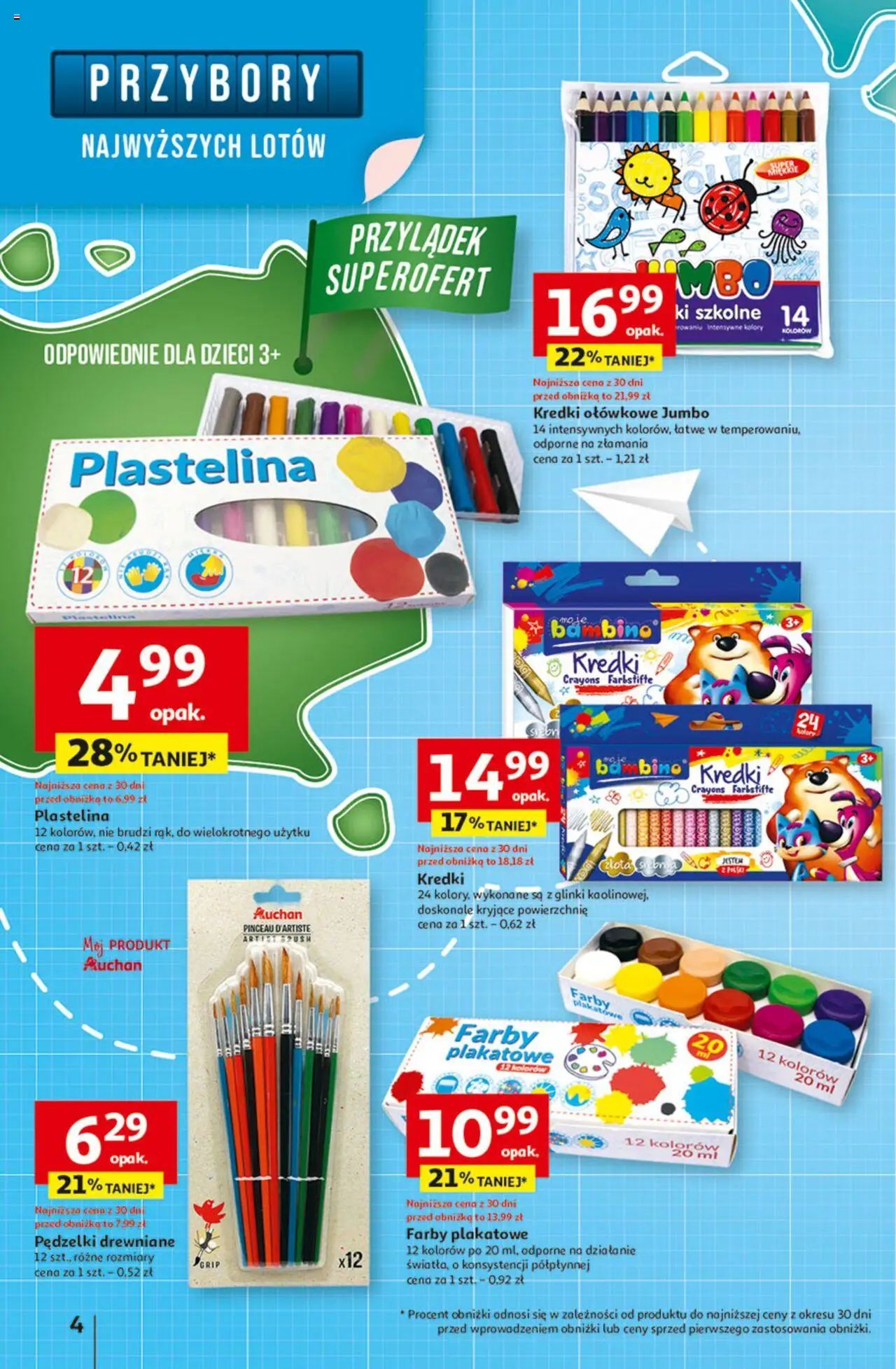 Auchan Gazetka - Odlotowe ceny na start szkoły Hipermarket od 14.08.2025 | Strona: 4