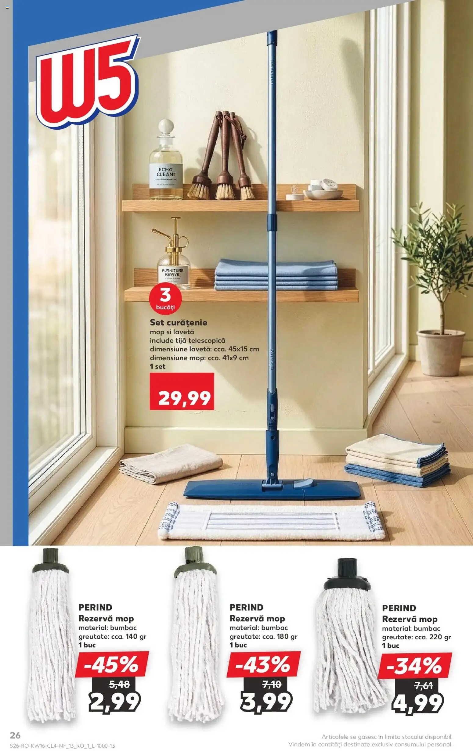 Noul catalog Kaufland – valabil de la 15.04.2026 | Pagină: 26 | Produse: Mop