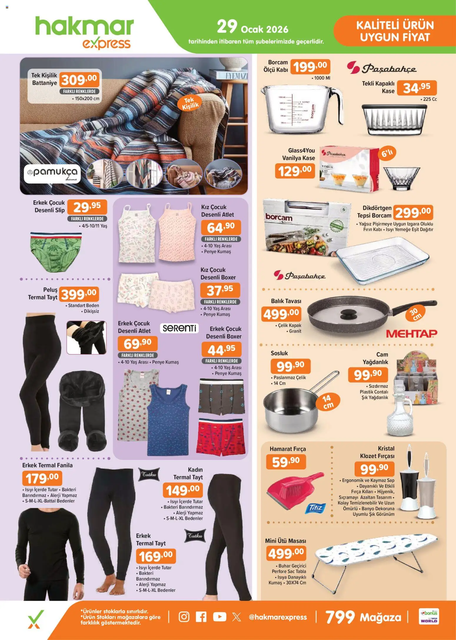 Hakmar Express Perşembe Aktüel Ürünler - 29.01.2026 tarihinden itibaren geçerlidir | Sayfa: 2 | Ürünler: Ütü masası, Banyo, Balık, Tayt