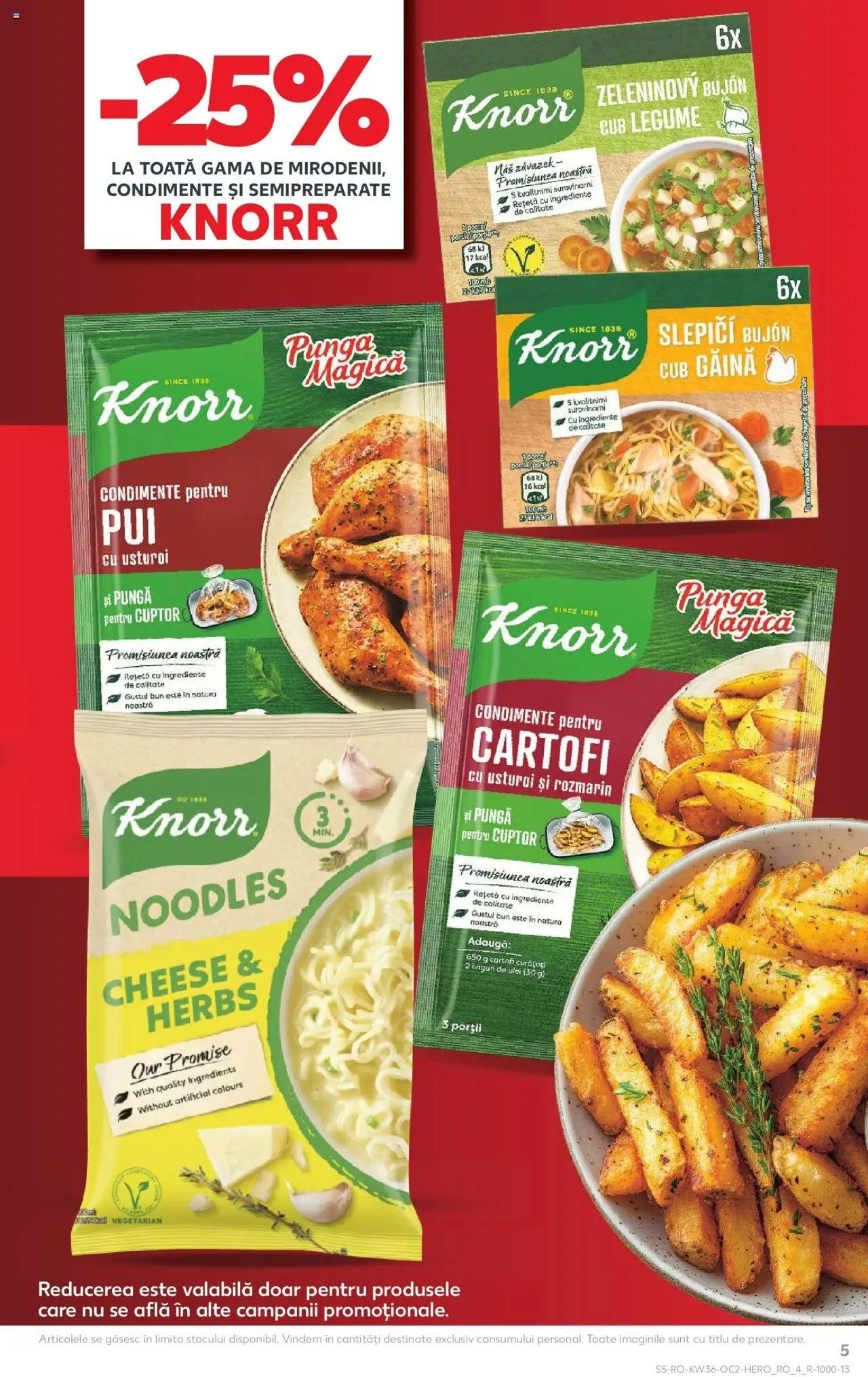 Noul catalog Kaufland – valabil de la 03.09.2025 | Pagină: 5 | Produse: Cuptor, Ulei, Condimente, Legume