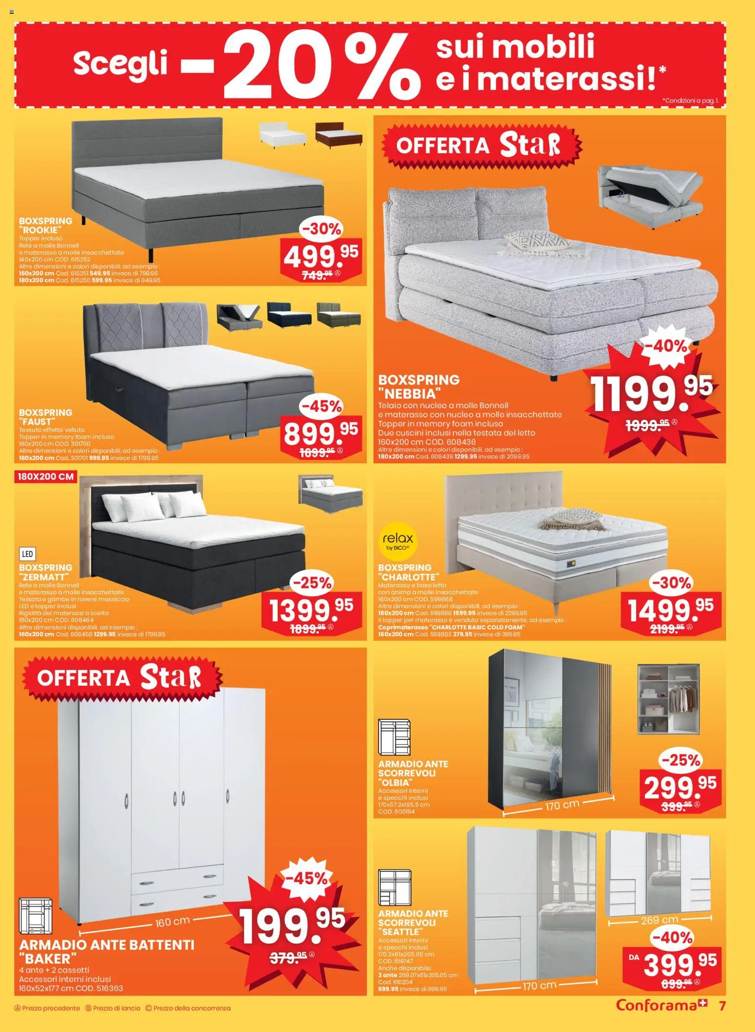 Conforama Aktionen IT – gültig ab 10.12.2025 | Seite: 7 | Produkte: Topper