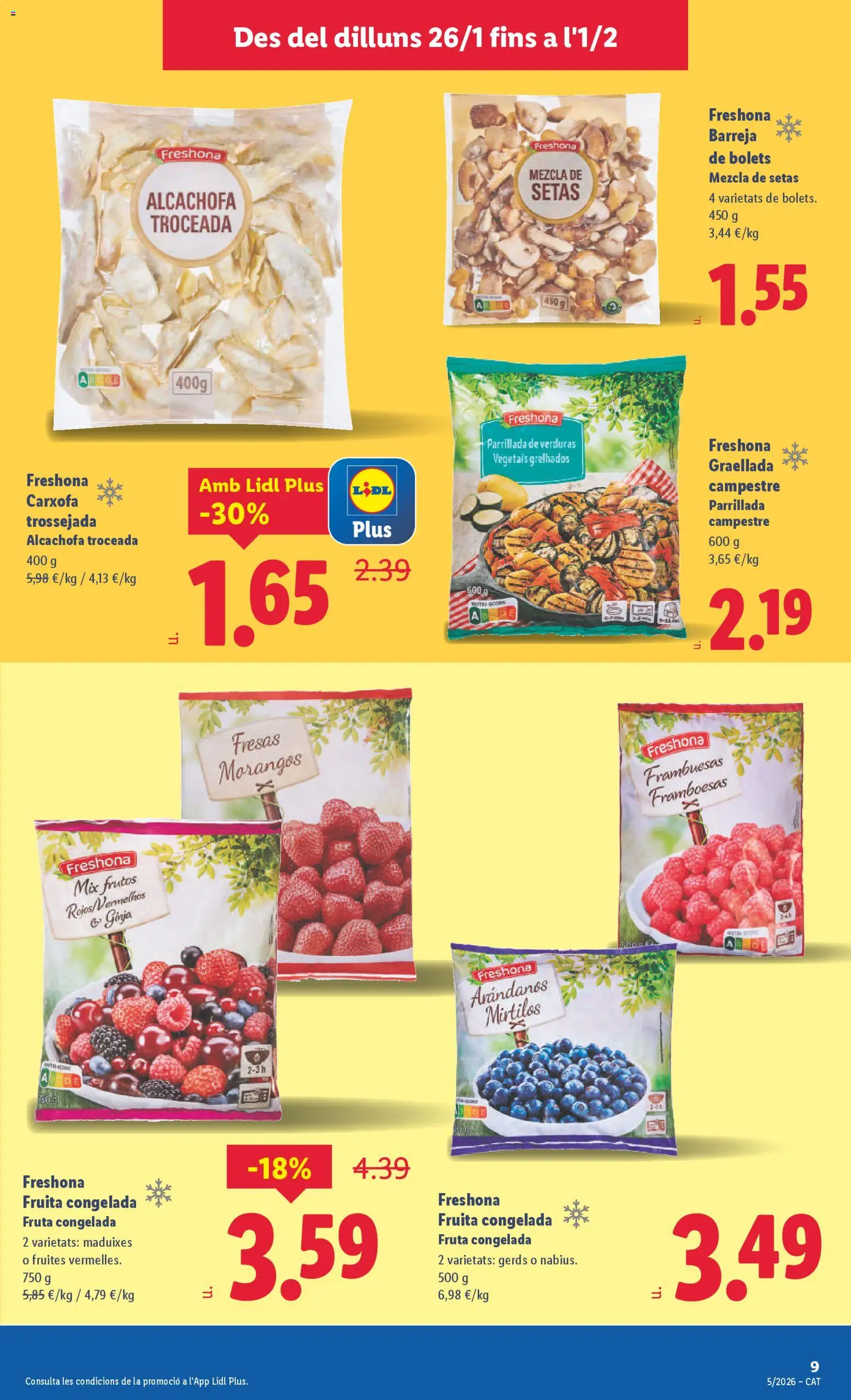 Lidl folleto │ válido desde el 26.01.2026 | Página: 11 | Productos: Fresas, Αφυγραντήρας