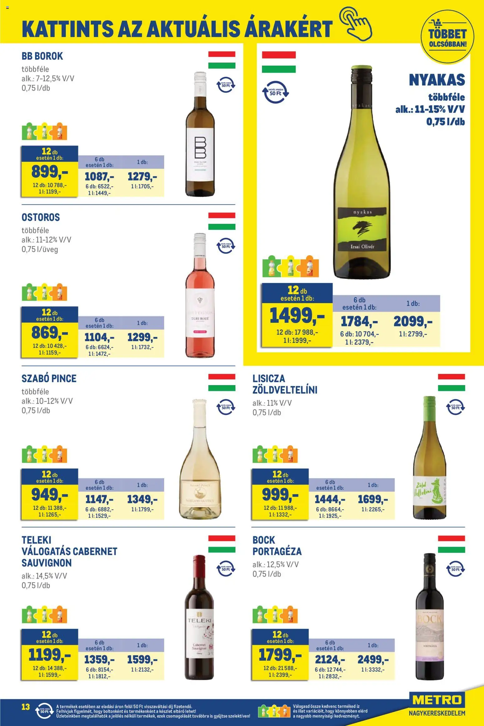 Metro akciós ujság - amely érvényes a következő dátumtól: 07.04.2026 | Oldal: 13 | Termékek: Só