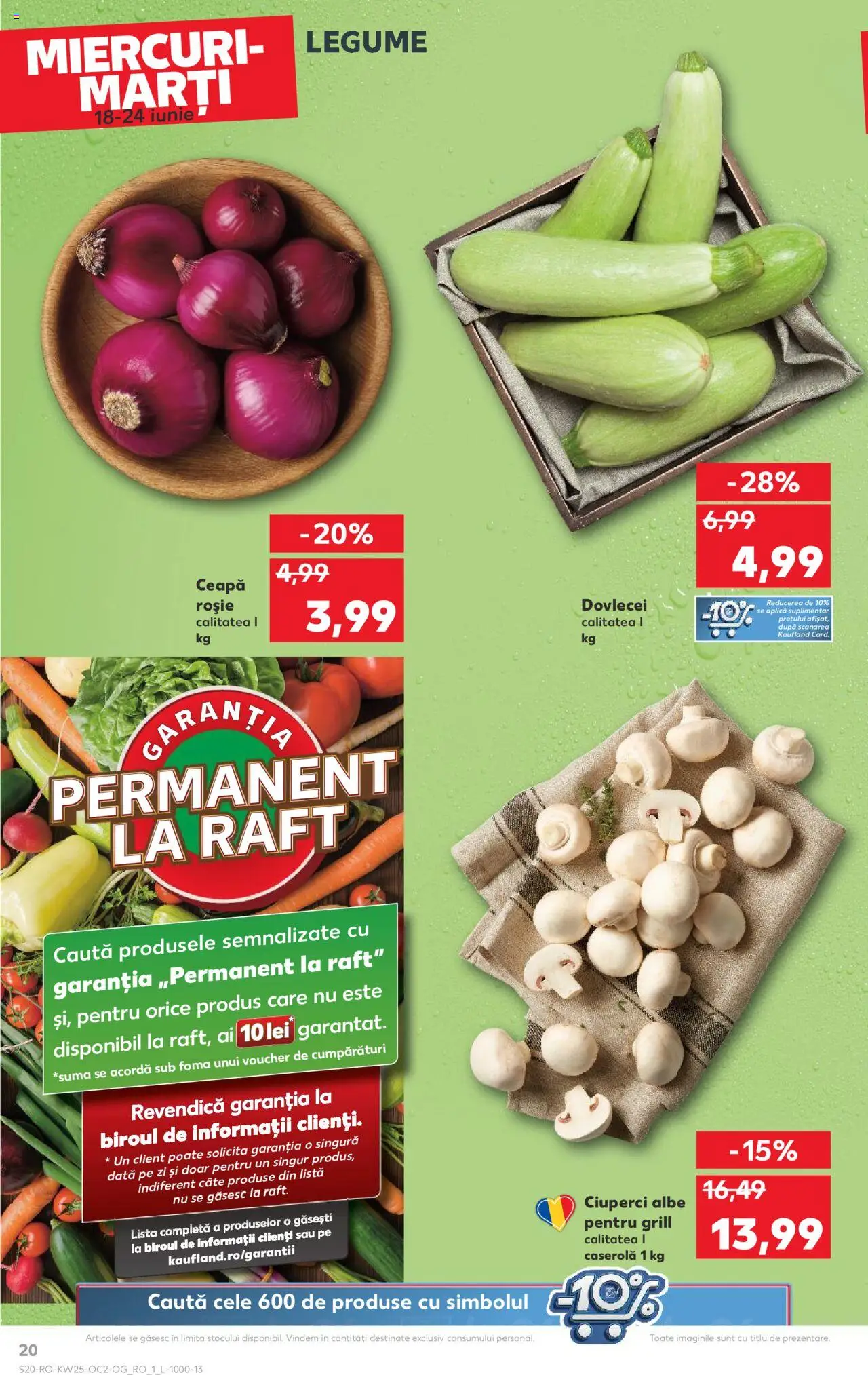 Kaufland RO akciós ujság - amely érvényes a következő dátumtól: 18.06.2025 | Oldal: 20 | Termékek: Grill