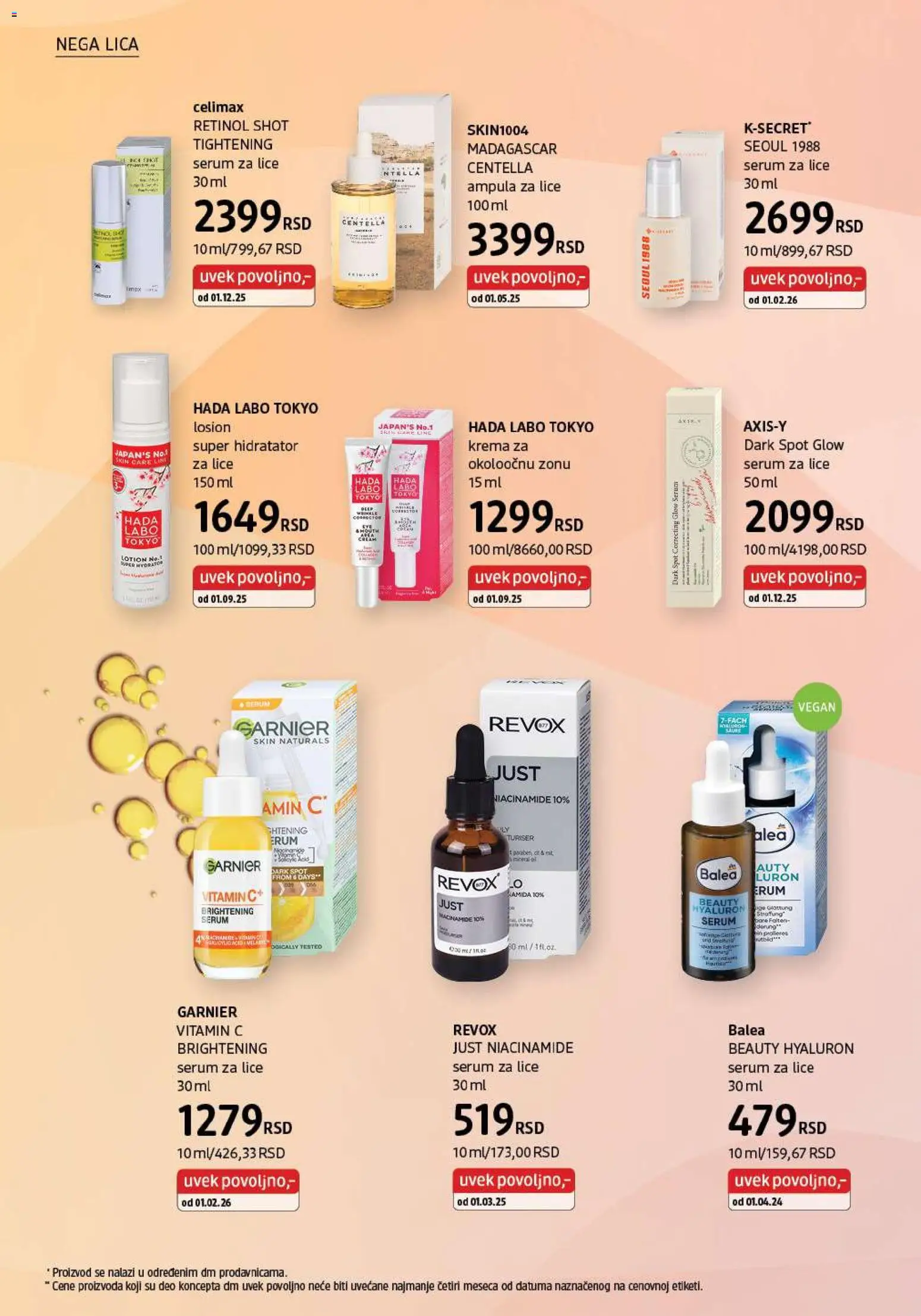 DM Drogerie katalog - važi od 01.03.2026 | Strana: 16 | Proizvode: Garnier, Krema