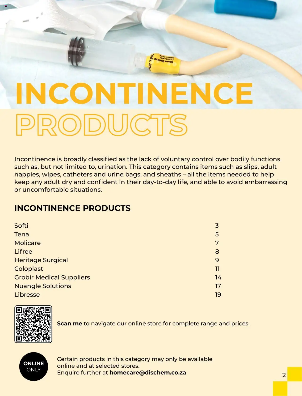 Dis-Chem - HomeCare Catalogue │ valid from 01.01.2025 | Page: 5 | Products: Silicone