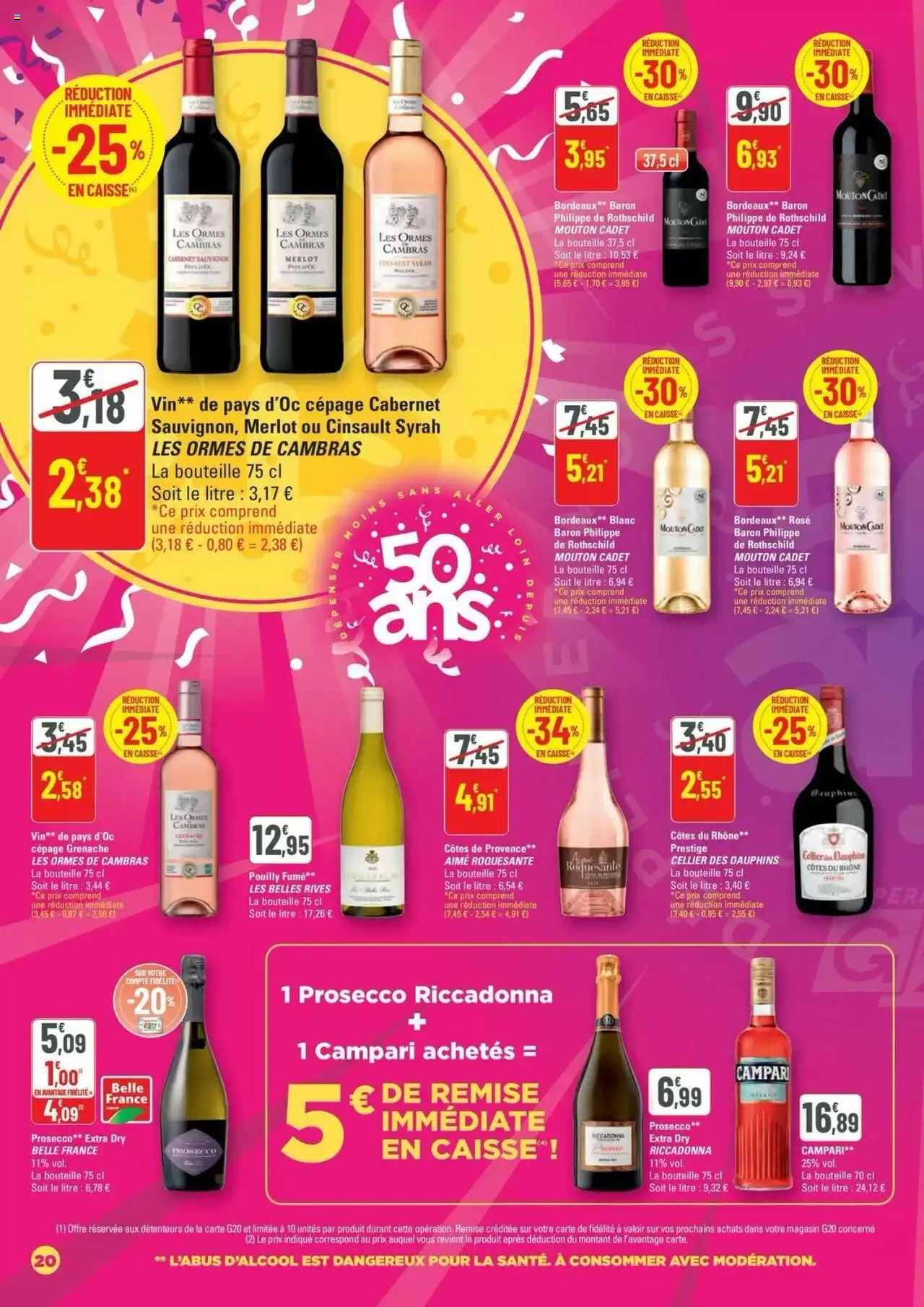  | Page: 20 | Produits: Prosecco, Vin