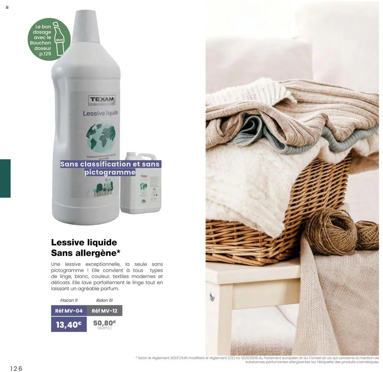 {H1} | Page: 126 | Produits: Lessive Liquide, Lessive