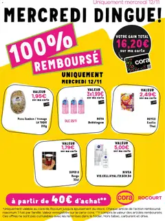 Cora -Les offres 100% au cora Rocourt  - Voorbeeld van een folder van Cora, geldig van 12.11.2025