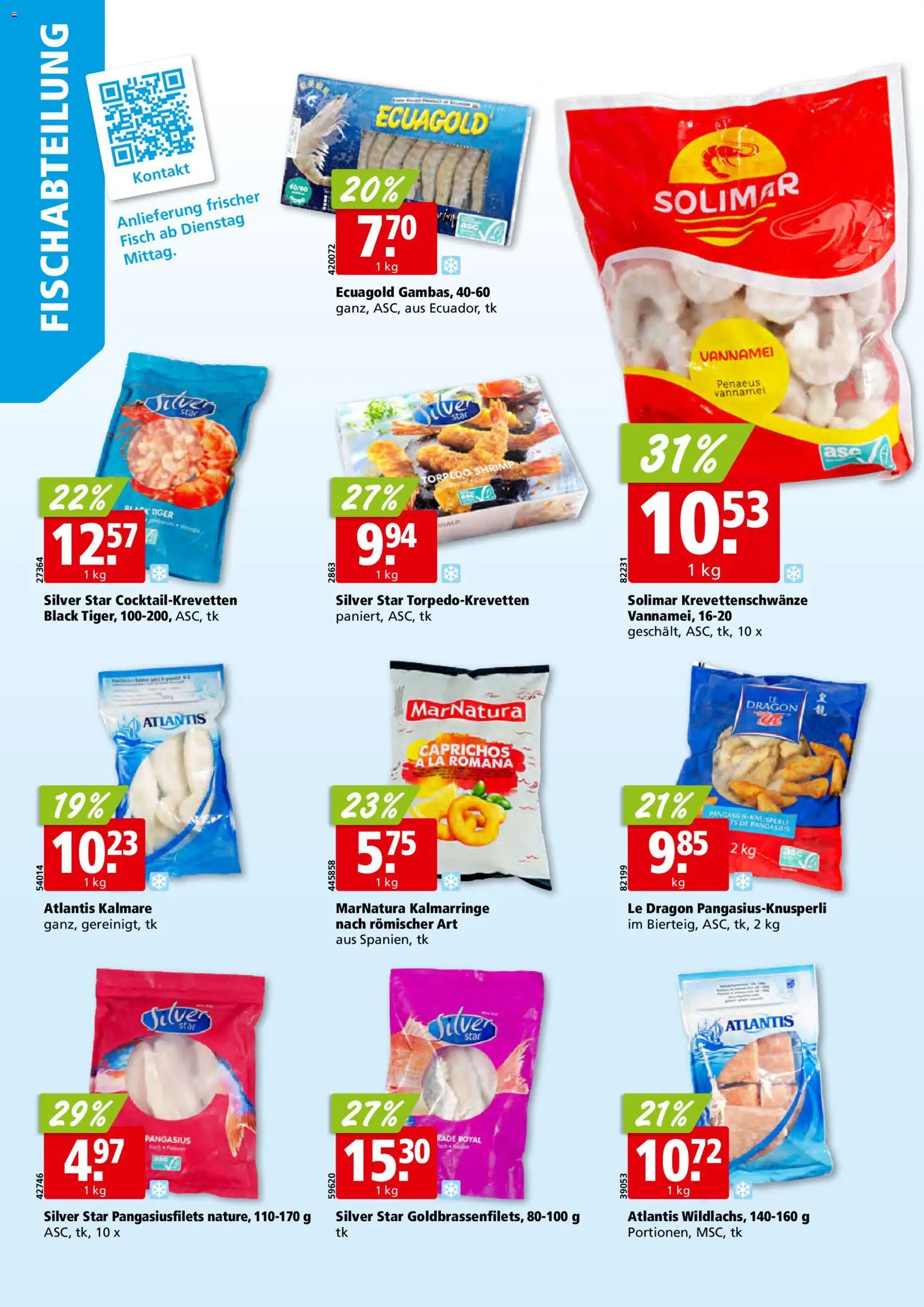 Aligro Aktionen Schlieren, Gossau SG, Frauenfeld, Rapperswil-Jona, Sargans, Bern, Brüttisellen, Pratteln, Emmen, Spreitenbach – gültig ab 16.02.2026 | Seite: 4 | Produkte: Fisch