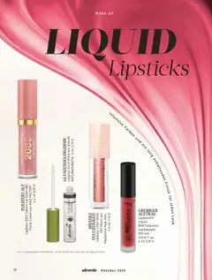 dm drogerie Prospekt 	 ab 01.10.2025 gültig | Seite: 18 | Produkte: Lippenstift, Lipgloss, Finish