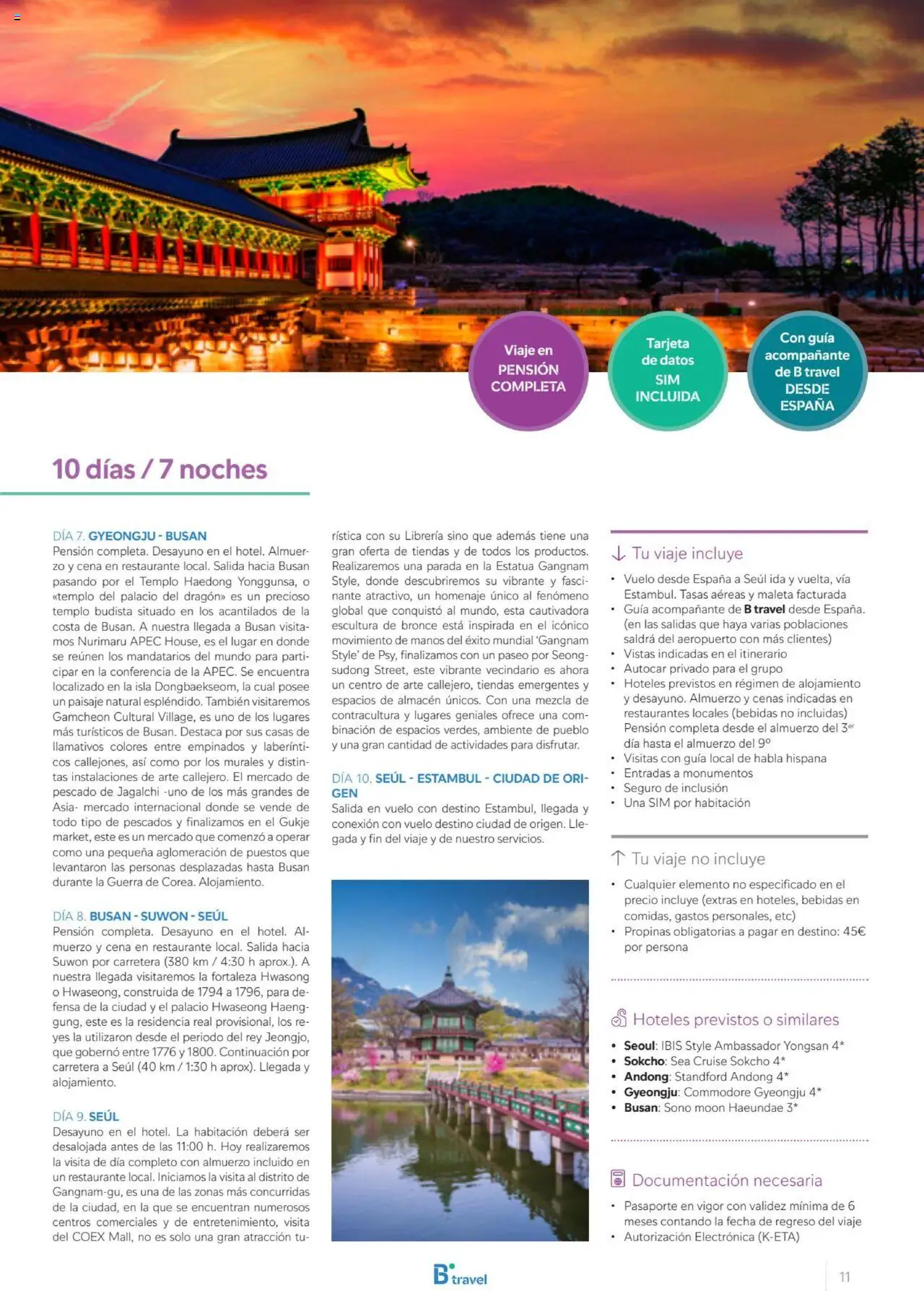B the travel brand Viajeros Expertos Internacional 2026 │ válido desde el 03.10.2025 | Página: 11 | Productos: Maleta, Pescado