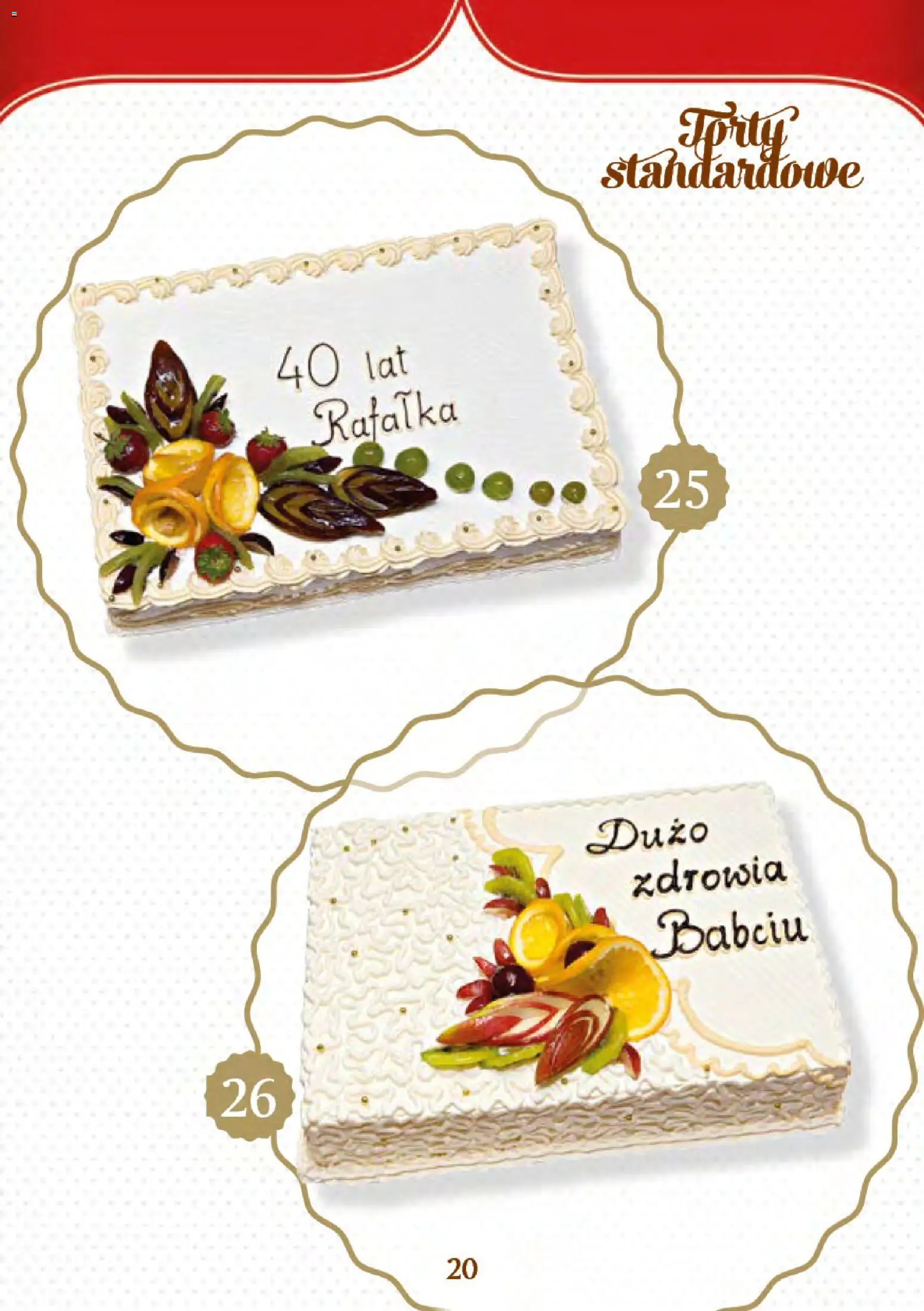 Topaz gazetka - Torty od 27.04.2026 | Strona: 20