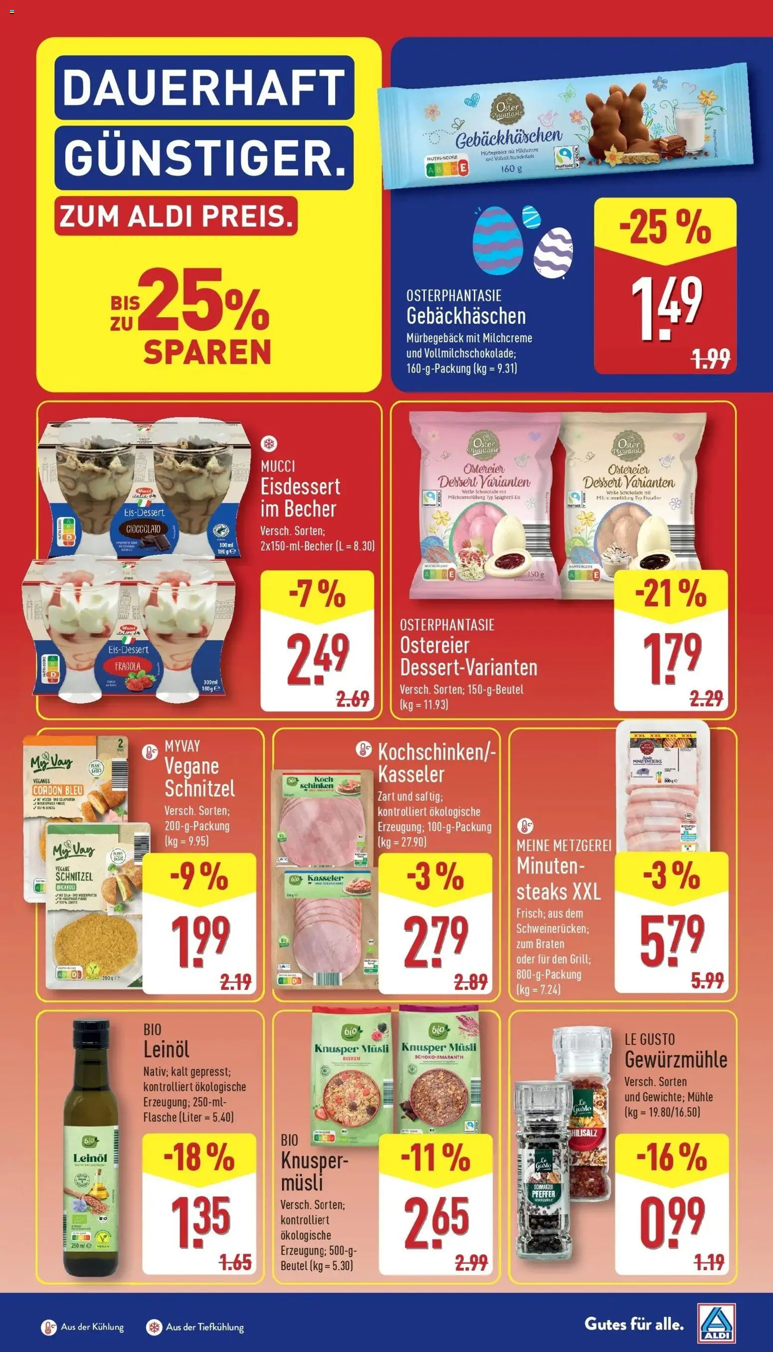 Aldi - ALDI Nord: Wochenangebote – gültig ab 05.04.2026 | Seite: 6 | Produkte: Musli, Mühle, Leinöl, Pfeffer