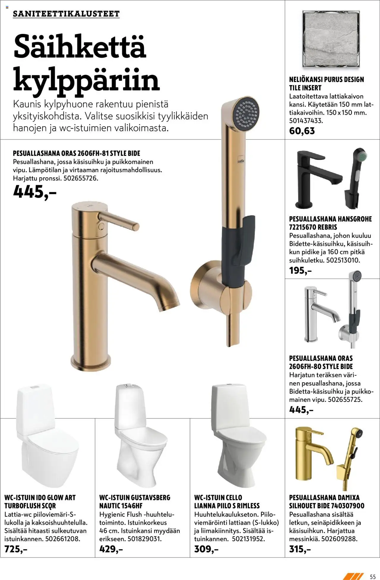 K-Rauta tarjoukset - Remppa-lehteä – voimassa 01.09.2025 alkaen | Sivu: 55