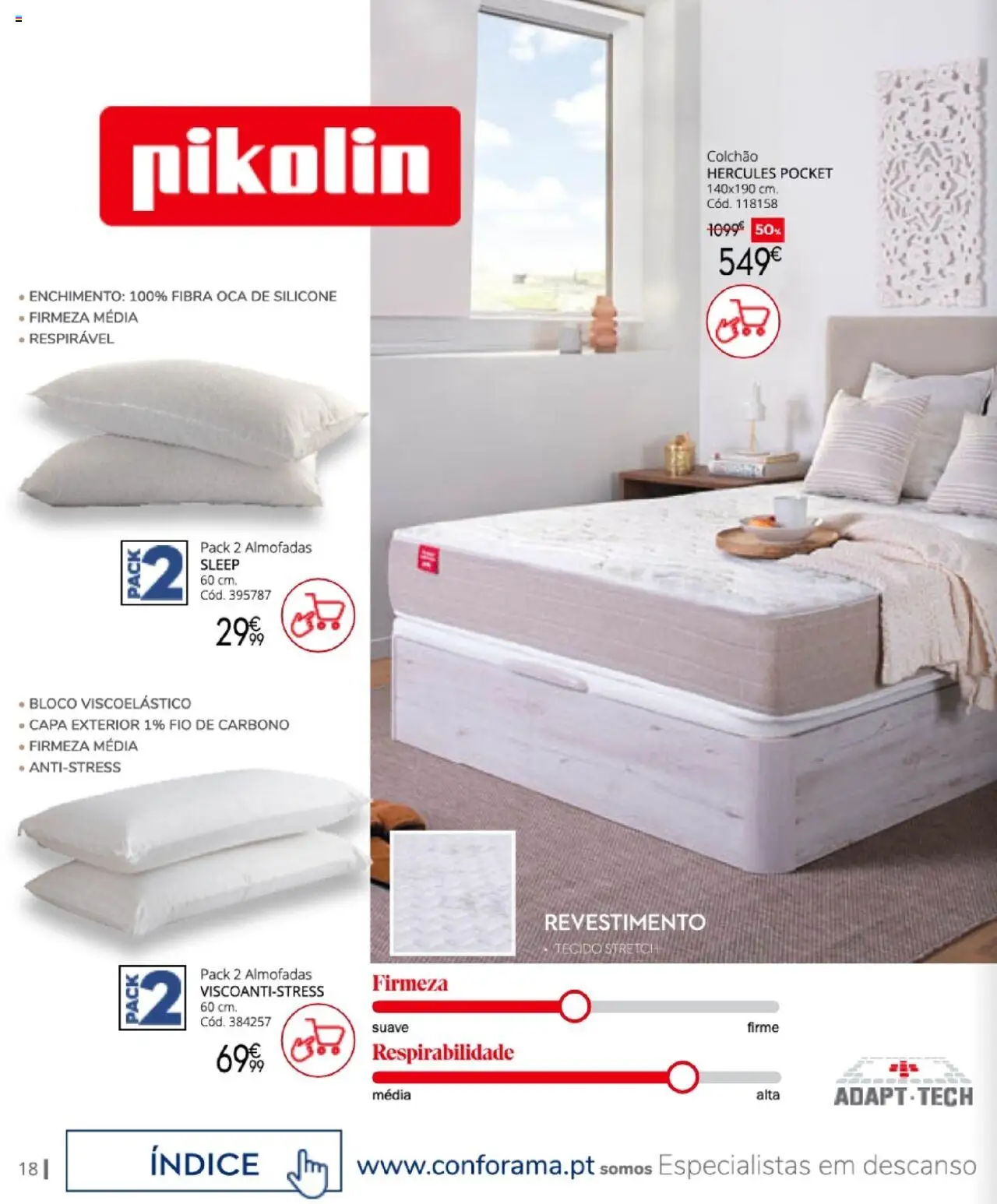 Conforama - Descanso  │ válido de 07.08.2025 | Página: 18 | Produtos: Colchão