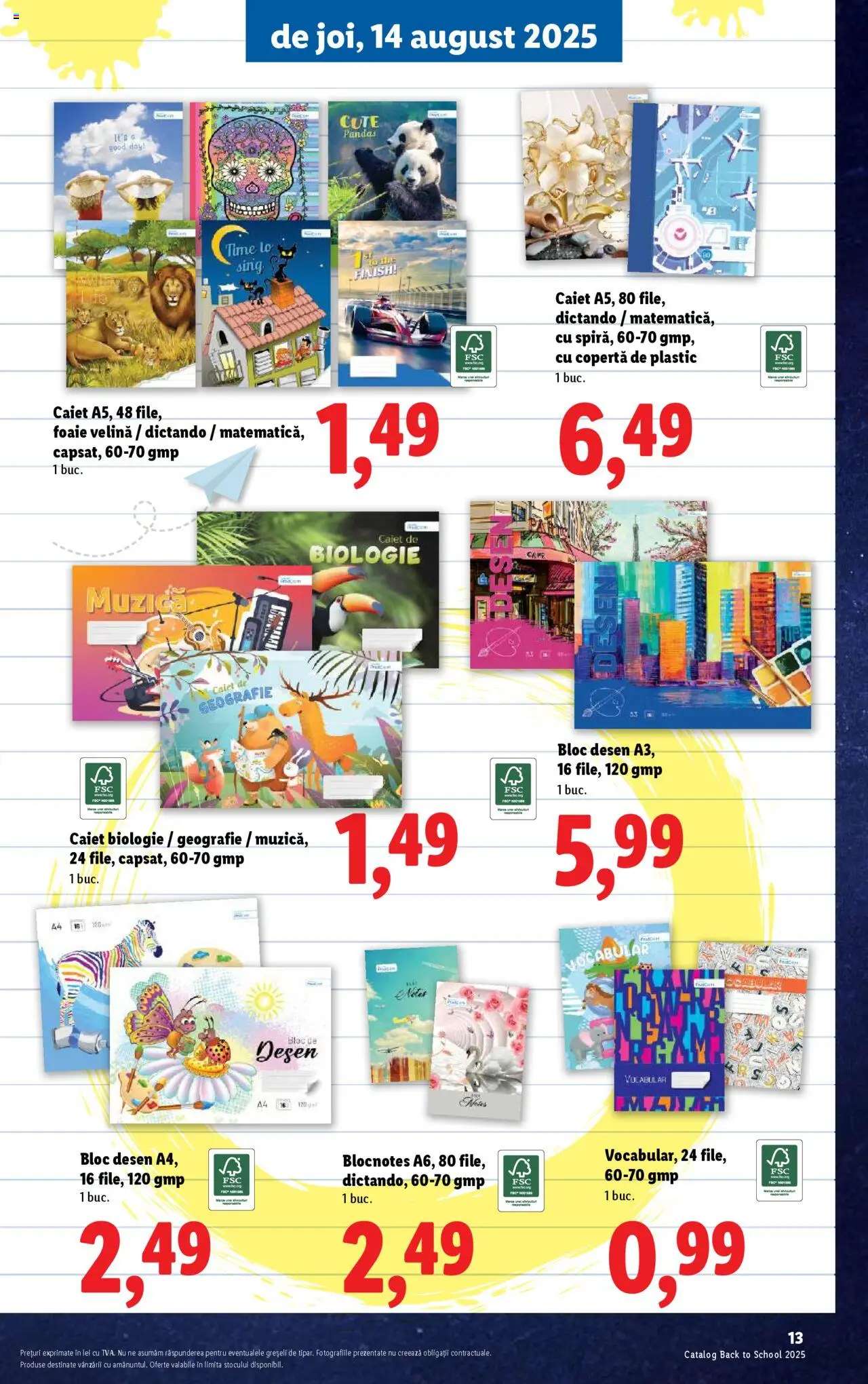 Lidl - Din nou la școală! – valabil de la 11.08.2025 | Pagină: 13 | Produse: Notebook