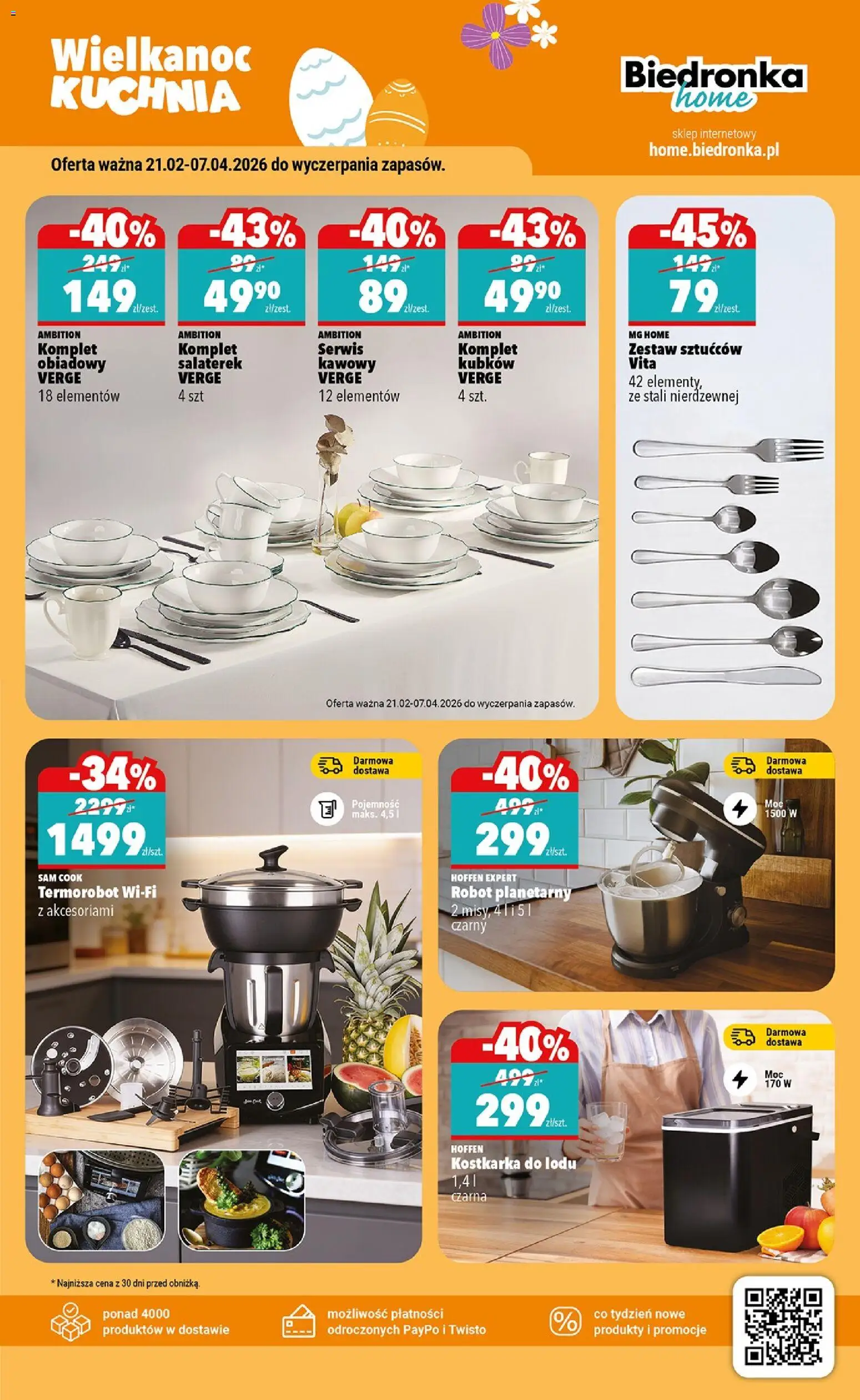 Biedronka gazetka - Home od 21.02.2026 | Strona: 3 | Produkty: Robot