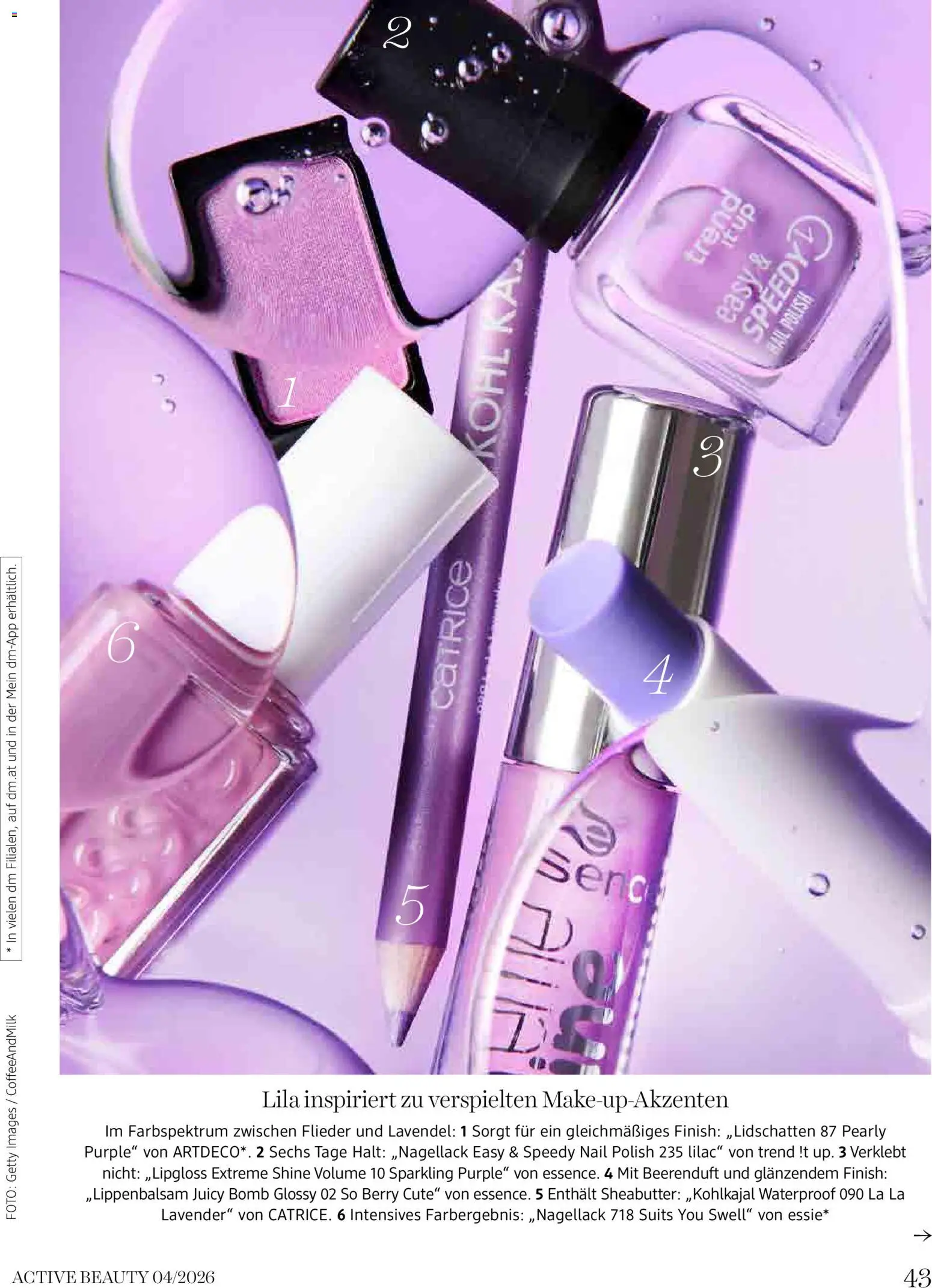 dm drogerie markt Active Beauty Magazin 04/2026 gültig ab 01.04.2026 | Seite: 43