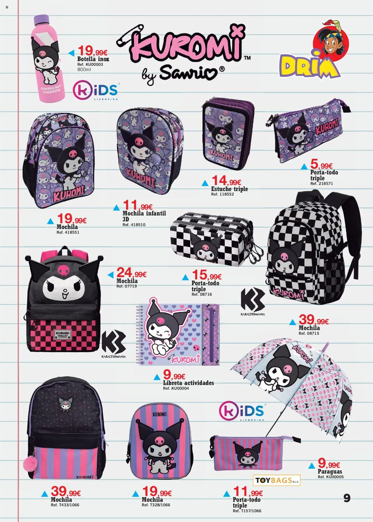 Drim folleto │ válido desde el 11.08.2025 | Página: 9 | Productos: Mochila