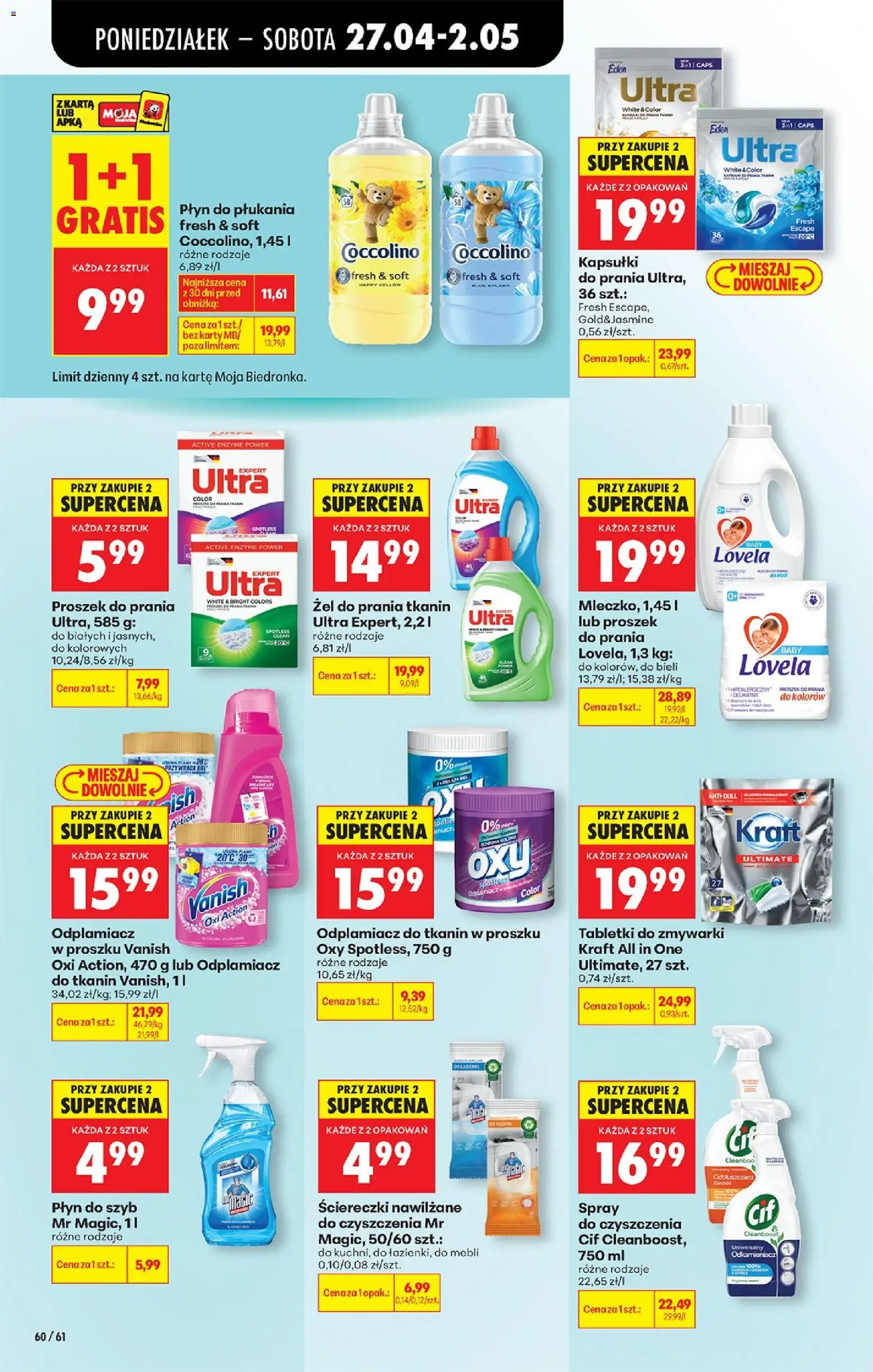 Biedronka Polsko leták od 27.04.2026 | Strana: 68 | Produkty: Cif, Lovela, Vanish