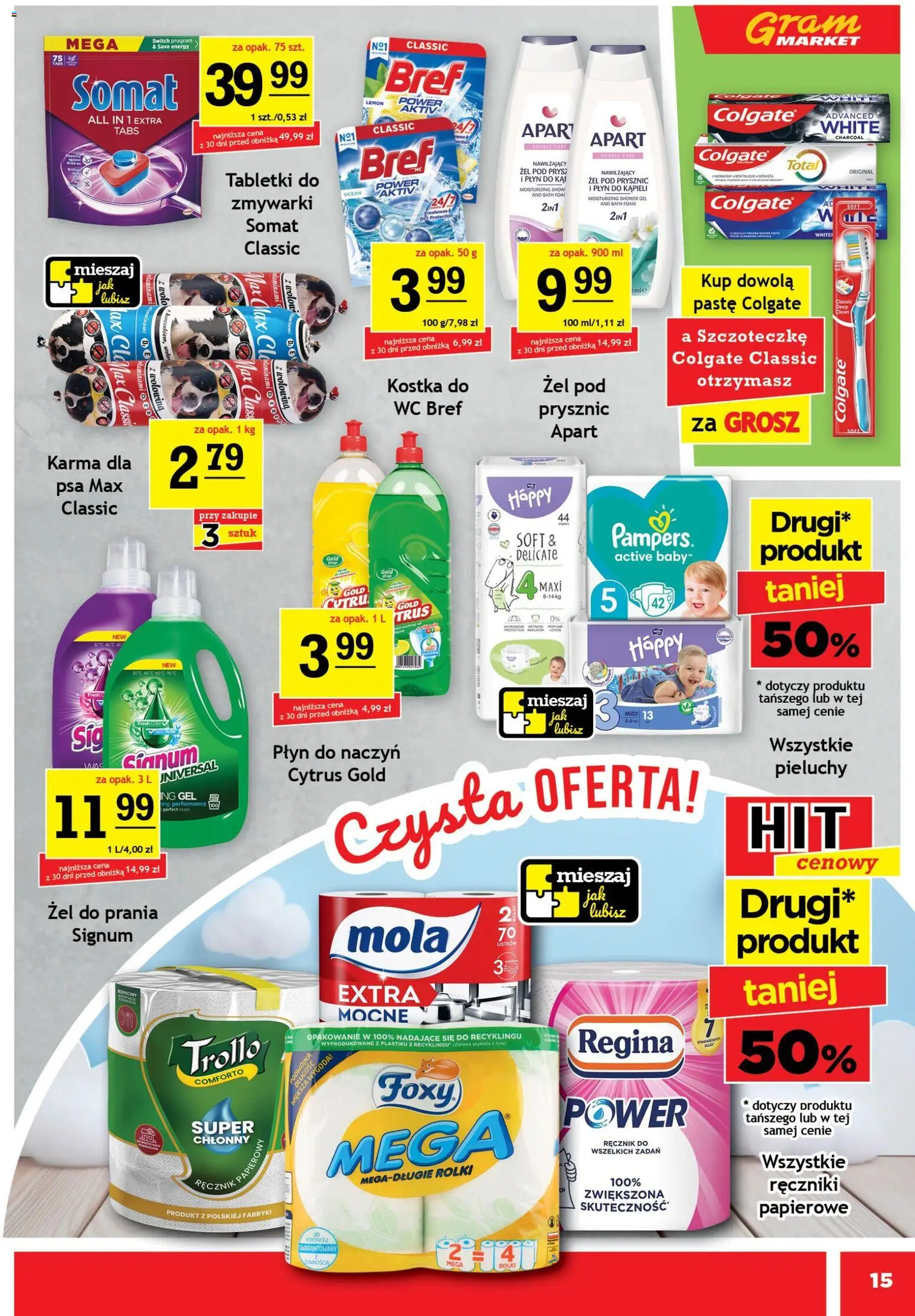 Gram Market gazetka od 22.04.2026 | Strona: 15 | Produkty: Płyn do kąpieli, Prysznic, Wołowina, Żel pod prysznic