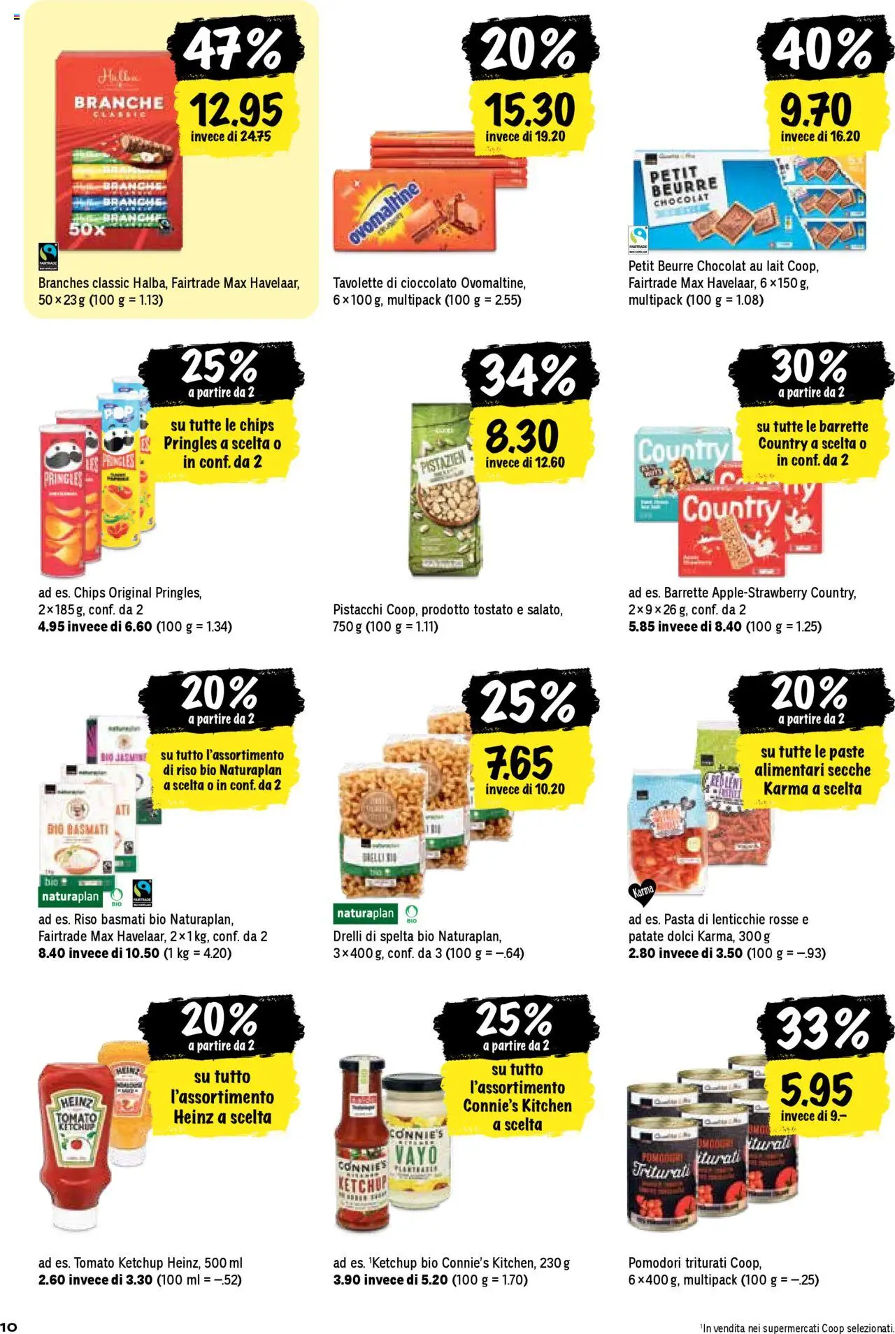 Coop - Una settimana di azioni ab 24.07.2025 | Seite: 10 | Produkte: Pasta, Chips, Ketchup
