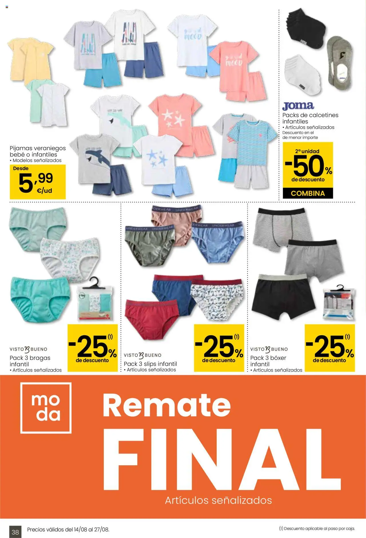 Eroski - Para conquistarte │ válido desde el 14.08.2025 | Página: 38 | Productos: Bragas