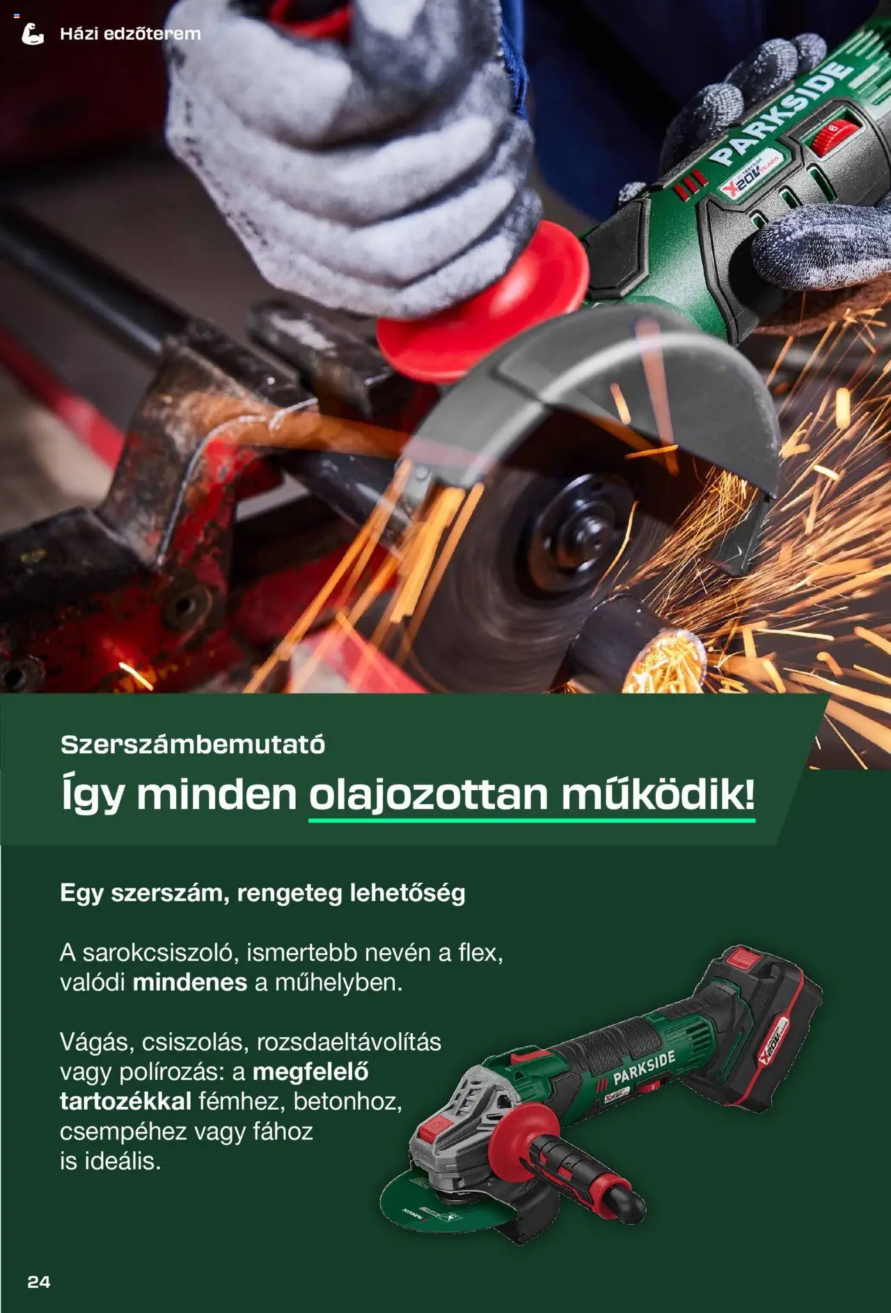 Lidl akciós ujság - amely érvényes a következő dátumtól: 26.08.2025 | Oldal: 24 | Termékek: Parkside