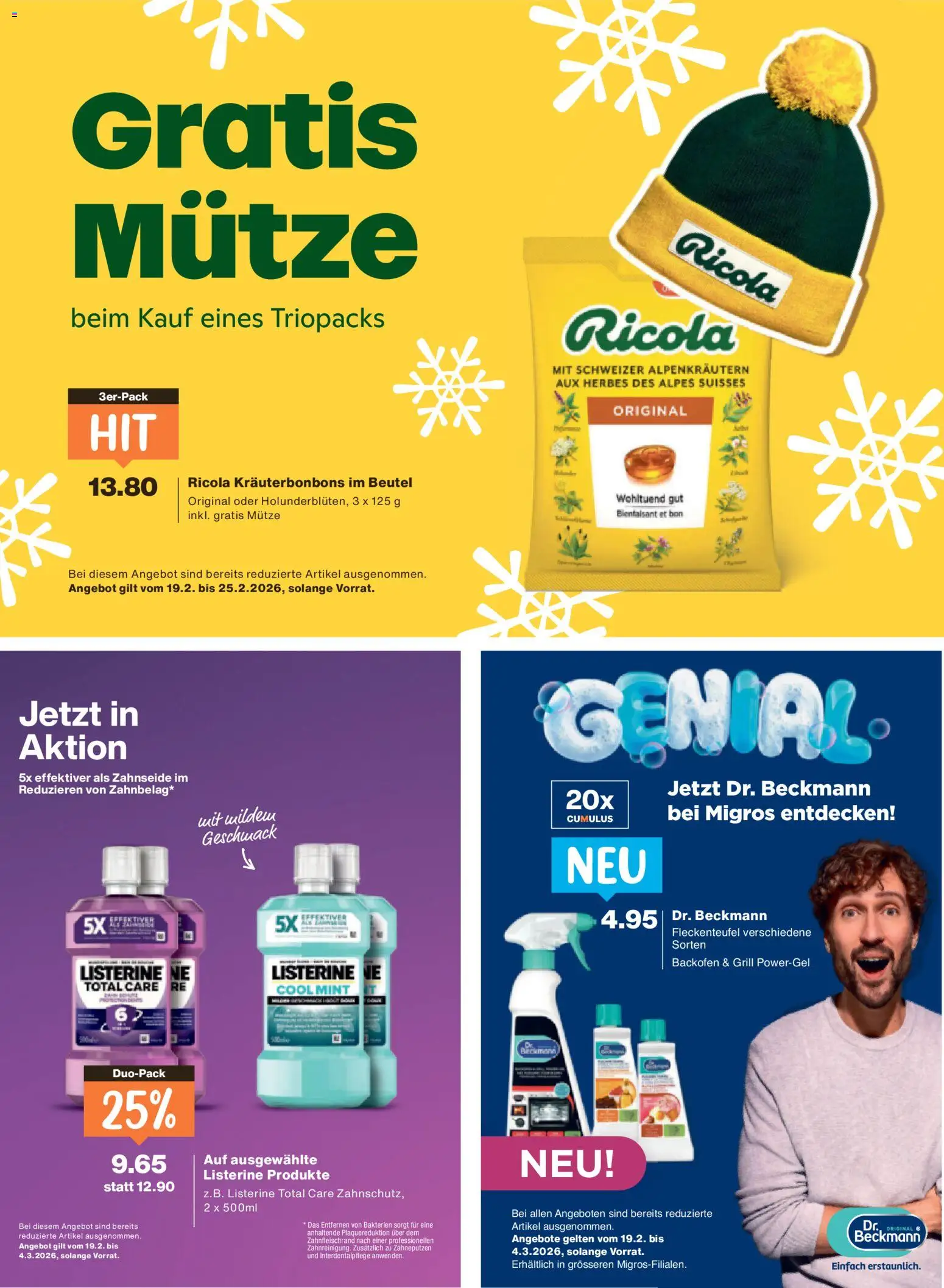 Migros Magazin – gültig ab 18.02.2026 | Seite: 34 | Produkte: Backofen, Grill