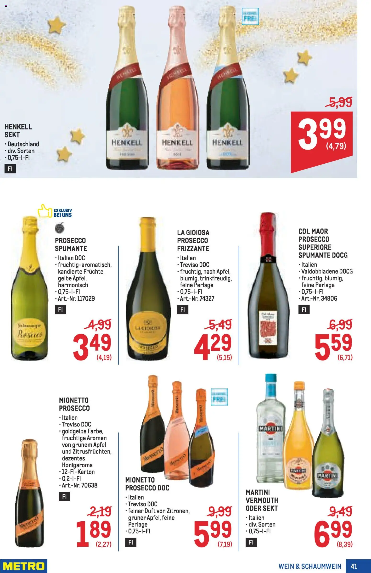 Metro angebote Profi gültig ab 27.11.2025 | Seite: 41 | Produkte: Duft, Wein, Äpfel