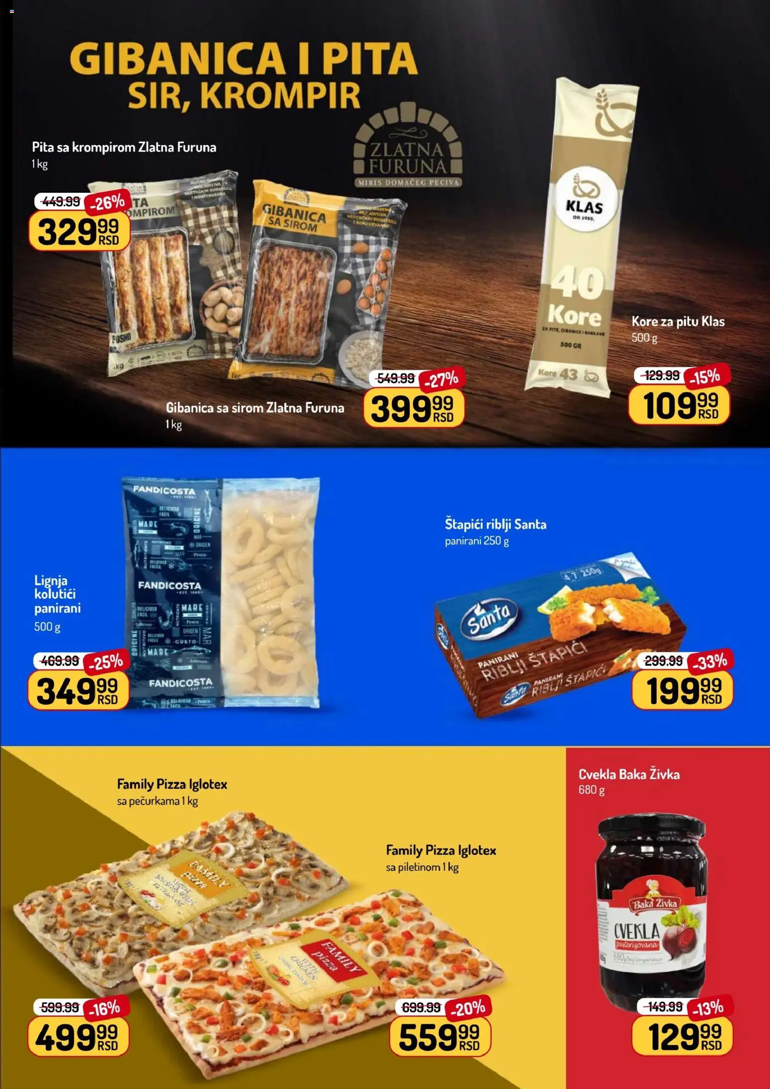 Aman katalog - važi od 19.01.2026 | Strana: 19 | Proizvode: Cvekla, Miris, Krompir, Pita