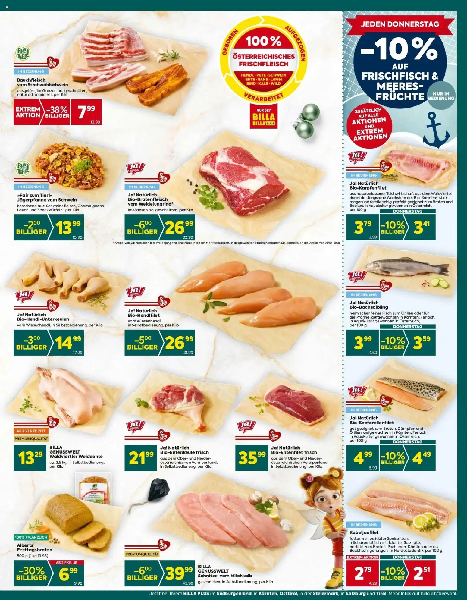 Billa Plus Flugblatt - Salzburg gültig ab 11.12.2025 | Seite: 7 | Produkte: Fisch