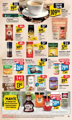 Albert leták - Hypermarket od 23.07.2025 | Strana: 24 | Produkty: Starbucks, Milka, Jacobs, Pomazánka