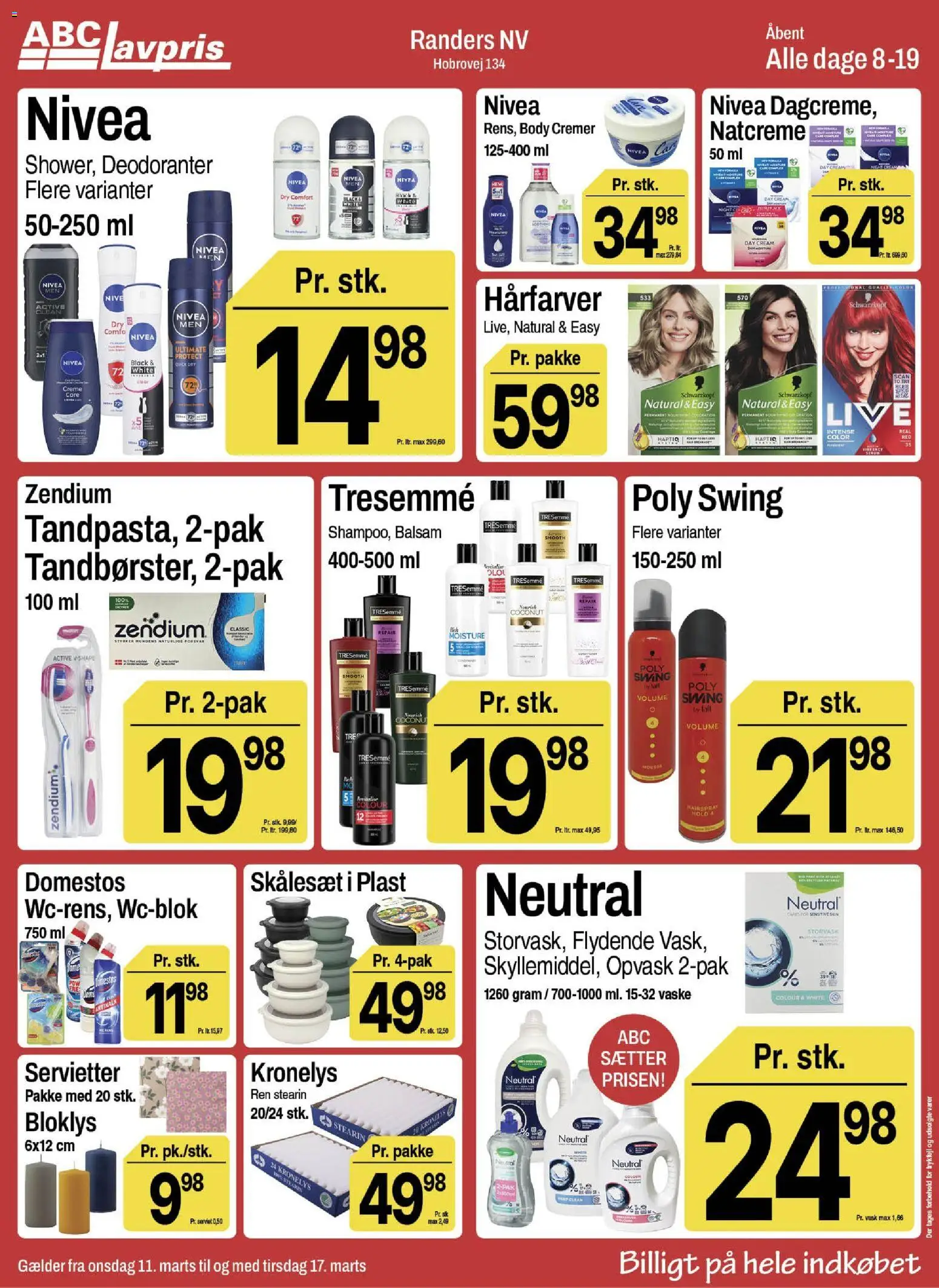 Abc Lavpris tilbudsavis – gyldig fra 11.03.2026 | Side: 11 | Produkter: Balsam, Creme